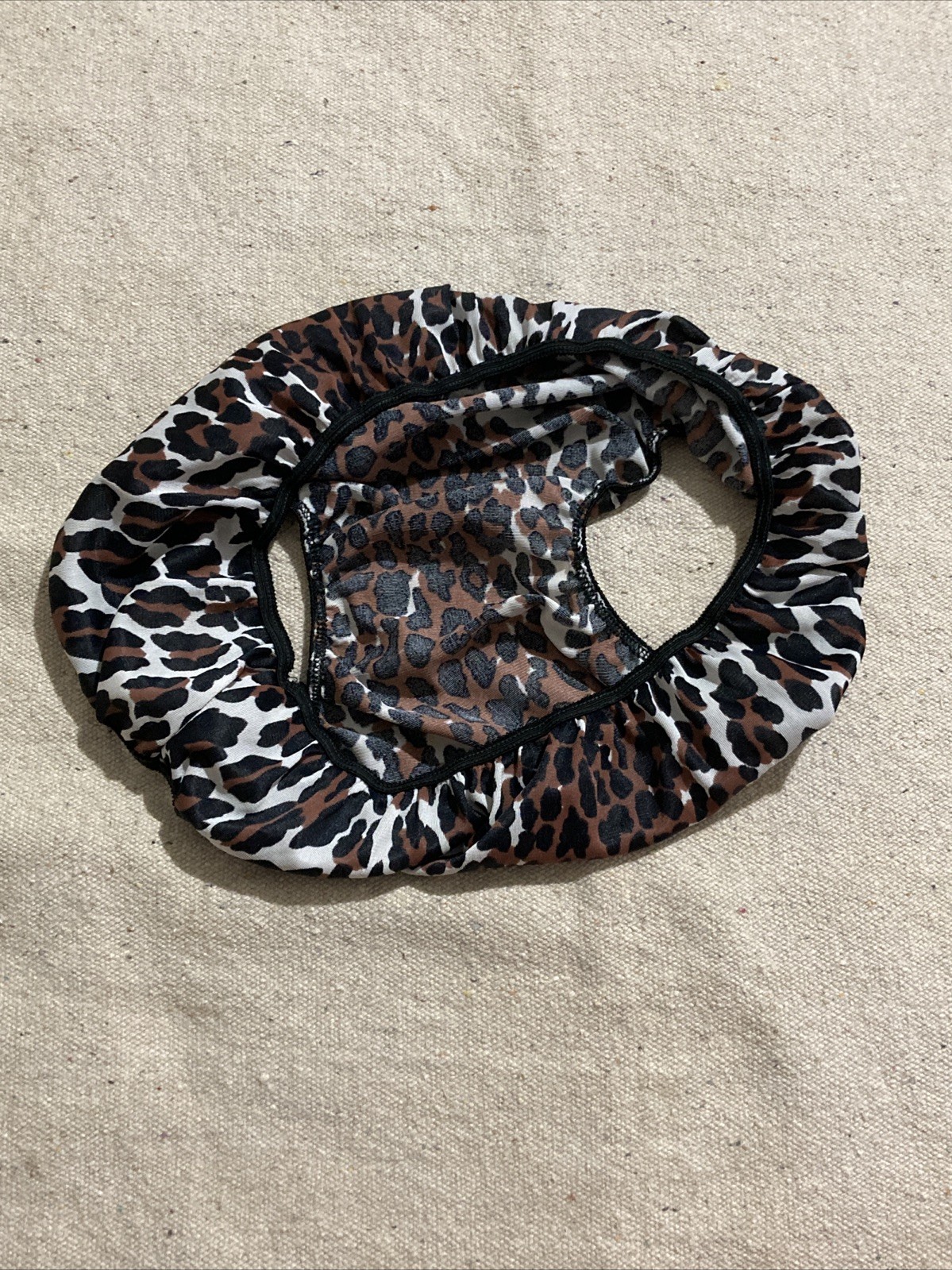 Vintage 60s Antron 111 Nylon Leopard Print Bikini Sheer Silky Panties Sissy M