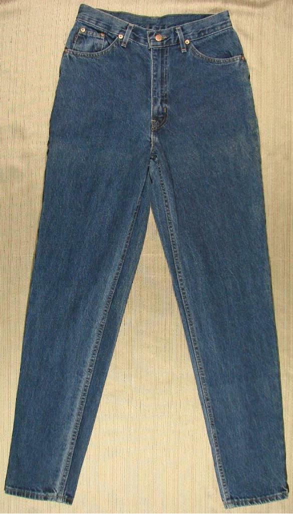NWOT 80&rsquo;s VTG Chic Jeans High Waist peg leg 11 Tall 28 waist x 33 inseam Slim