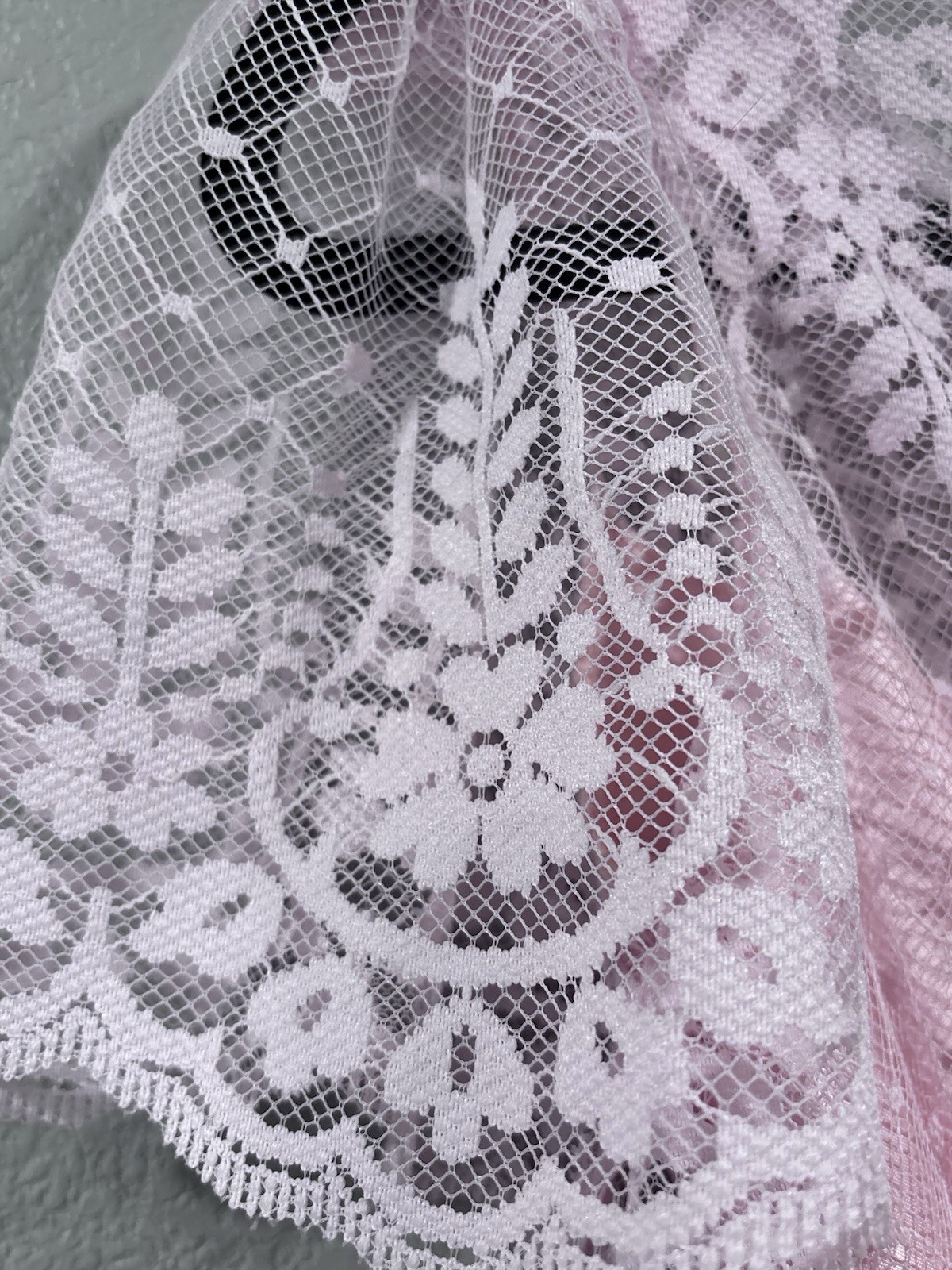Vintage Pink JCPenney Lace Dress Size 5/6