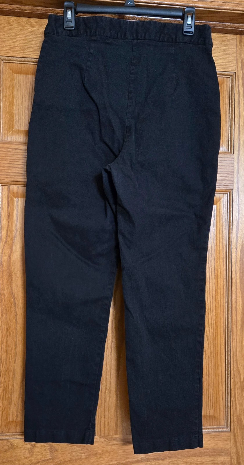 BGC Pants Black Size 16 Stretch Cotton Tapered Leg High Waist VTG Minimalist USA