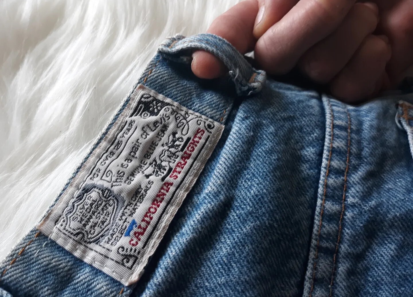 Vintage Levi’s Black Label Silver Metal California Straights Women&rsquo;s Jeans RARE
