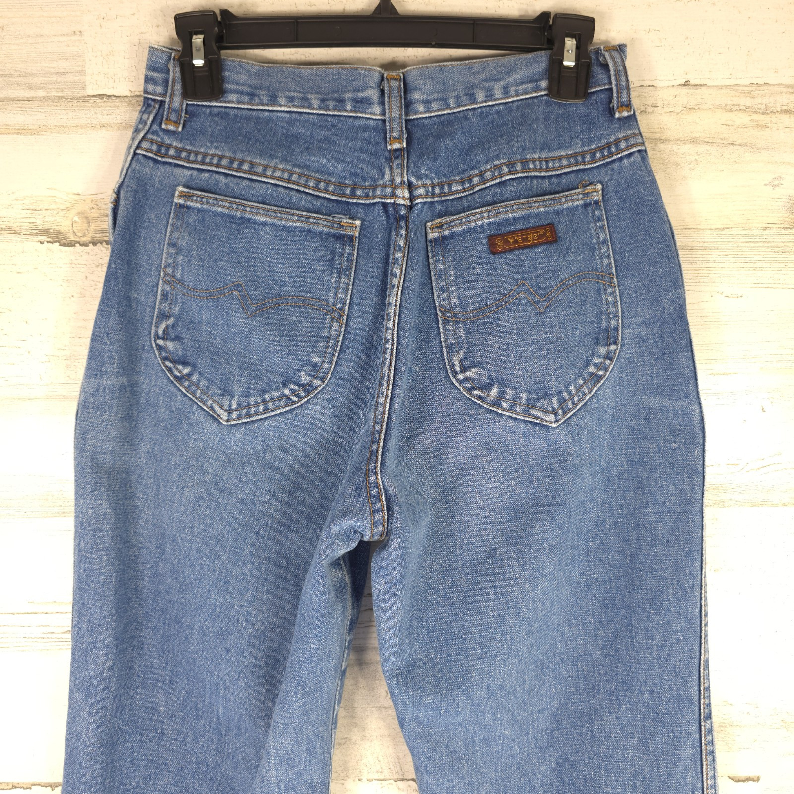 VINTAGE WRANGLER WOMEN&rsquo;S JEANS SIZE 10 AVERAGE MEASUREMENTS 27×32 *100% COTTON*