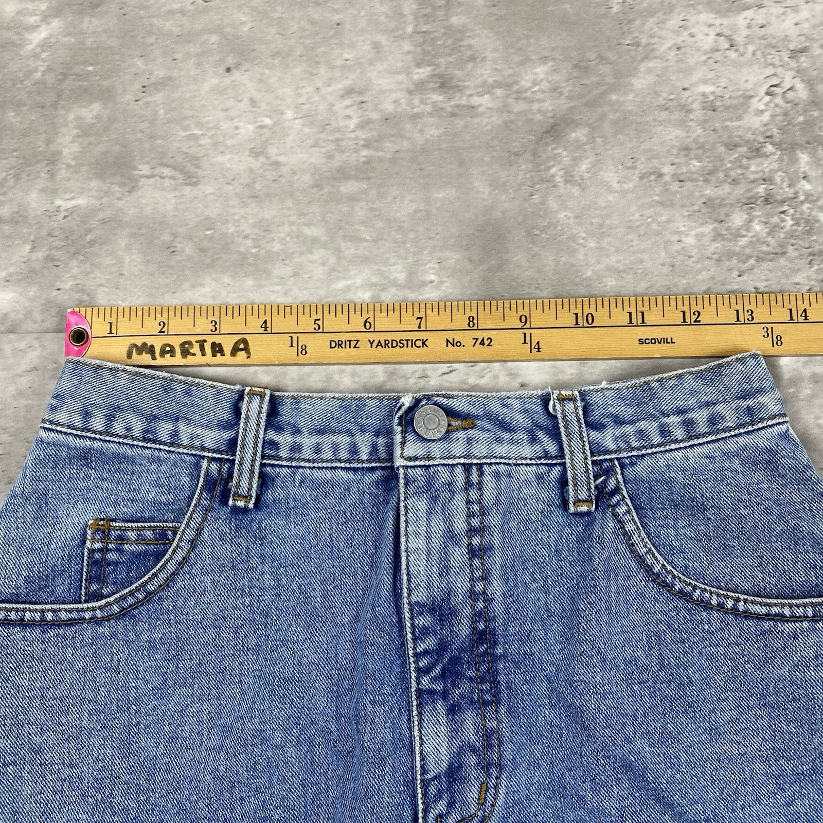 vintage 90s Guess Jeans denim skirt 31 26 style 10502