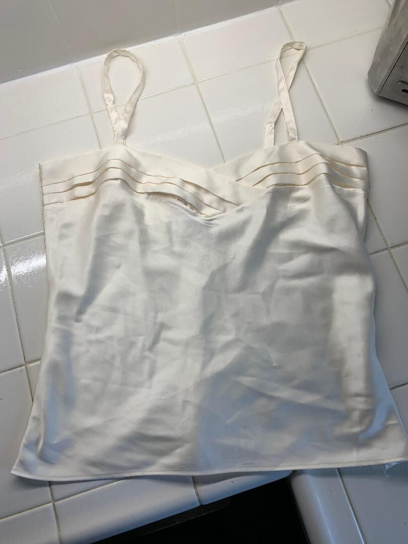 Vintage Lady Lynne Women&rsquo;s Camisole Cami Satin Polyester Small