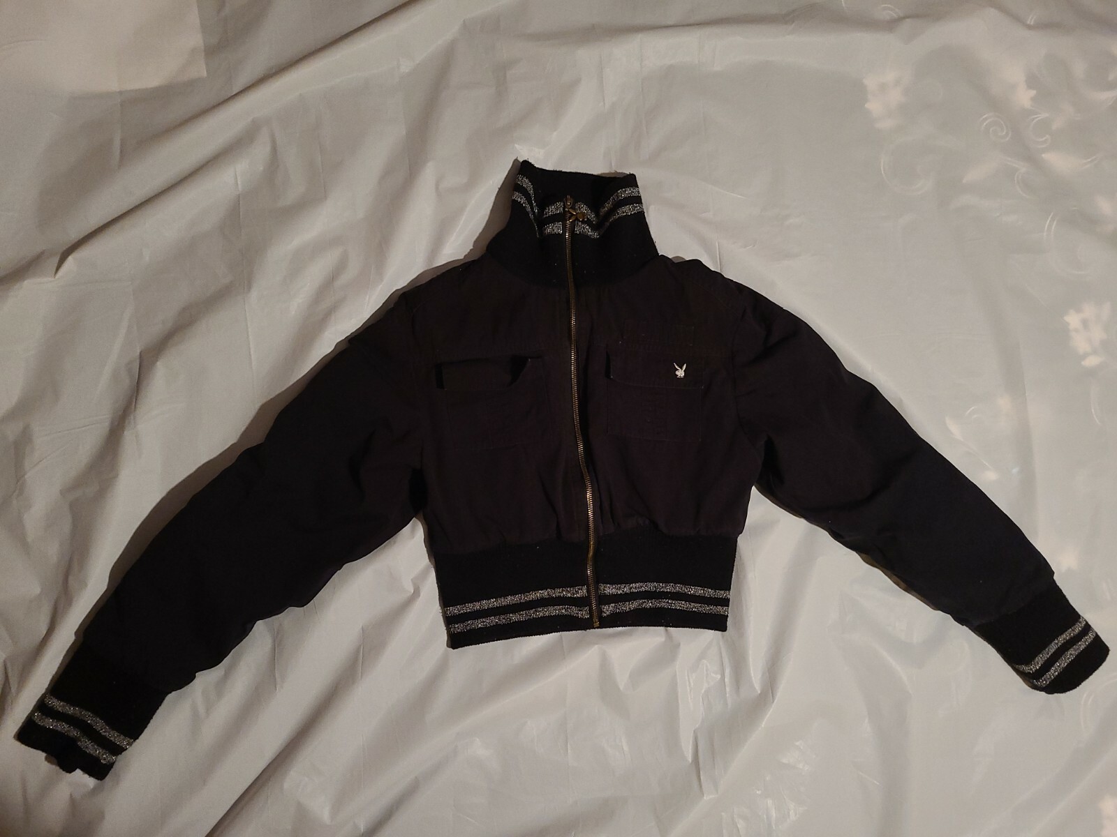 Vintage 80&rsquo;s Playboy Cropped Jacket Size M