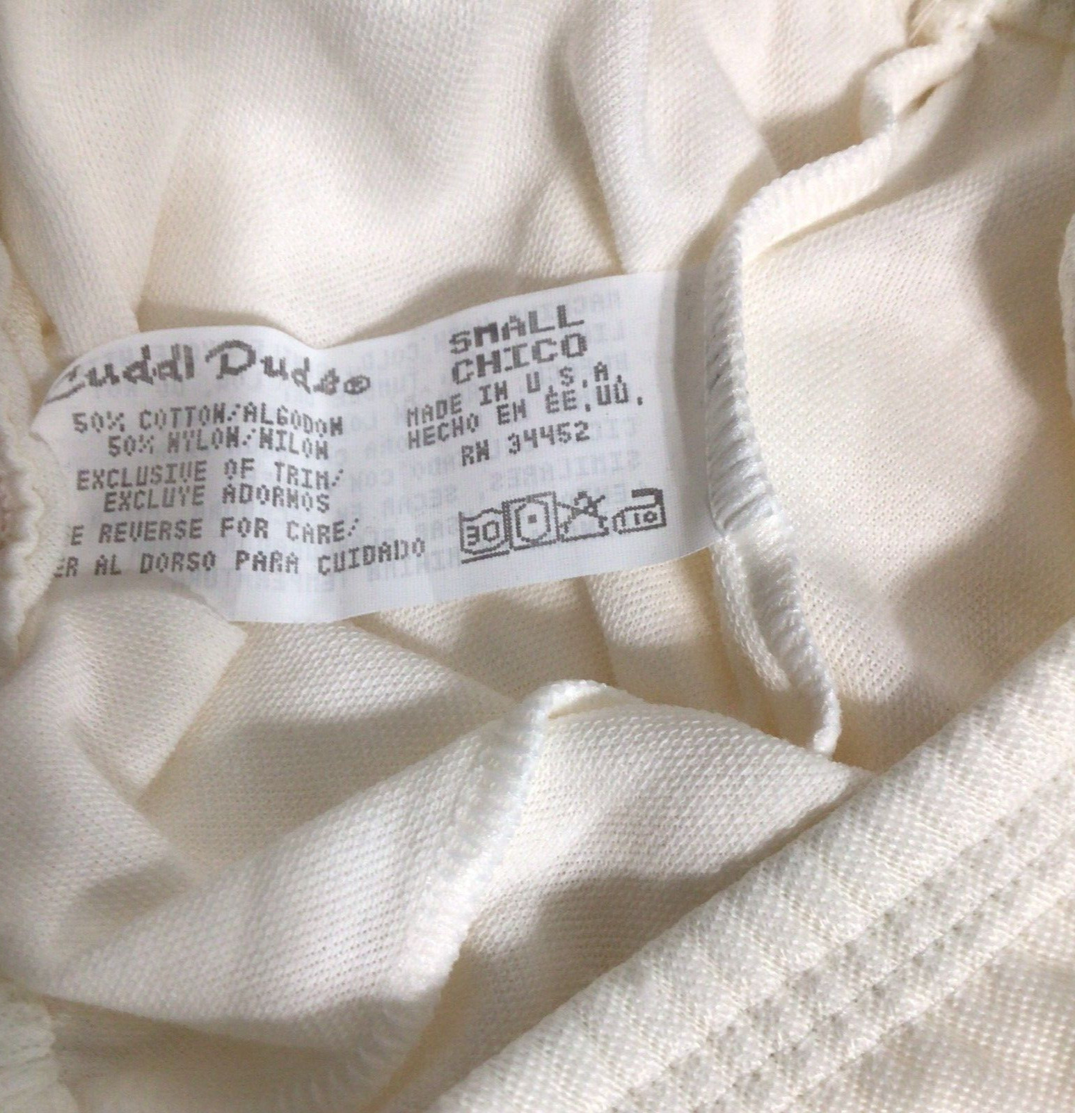 Cuddl Duds Stretch Cotton / Nylon Blend Petti Pants Lace Trim Small NWT