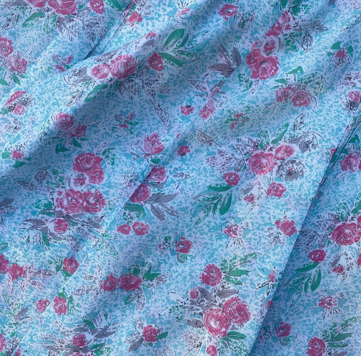 Vintage 1950’s Mode O Day Floral Dress (L)
