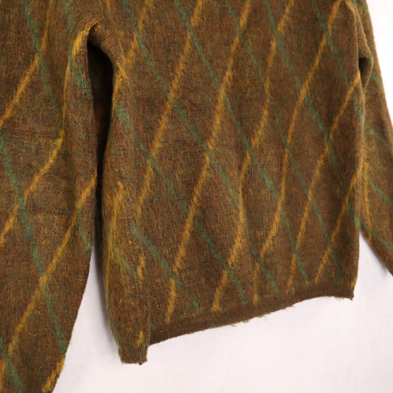 Vintage Alexander&rsquo;s Worsted Wool/Mohair Blend Sweater Women&rsquo;s XL Brown Pullover