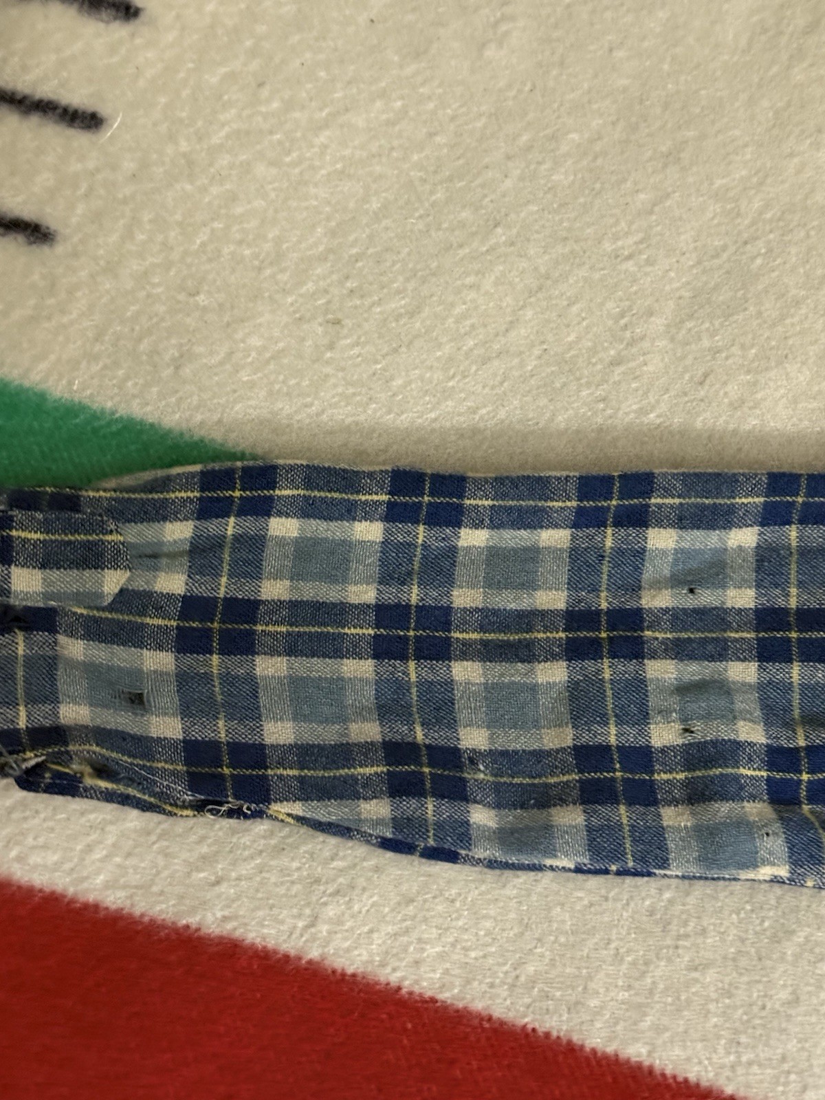 Vintage 30s 1930s 40s Pendleton Flannel Wool Distressed Thrashed Extra Small XS