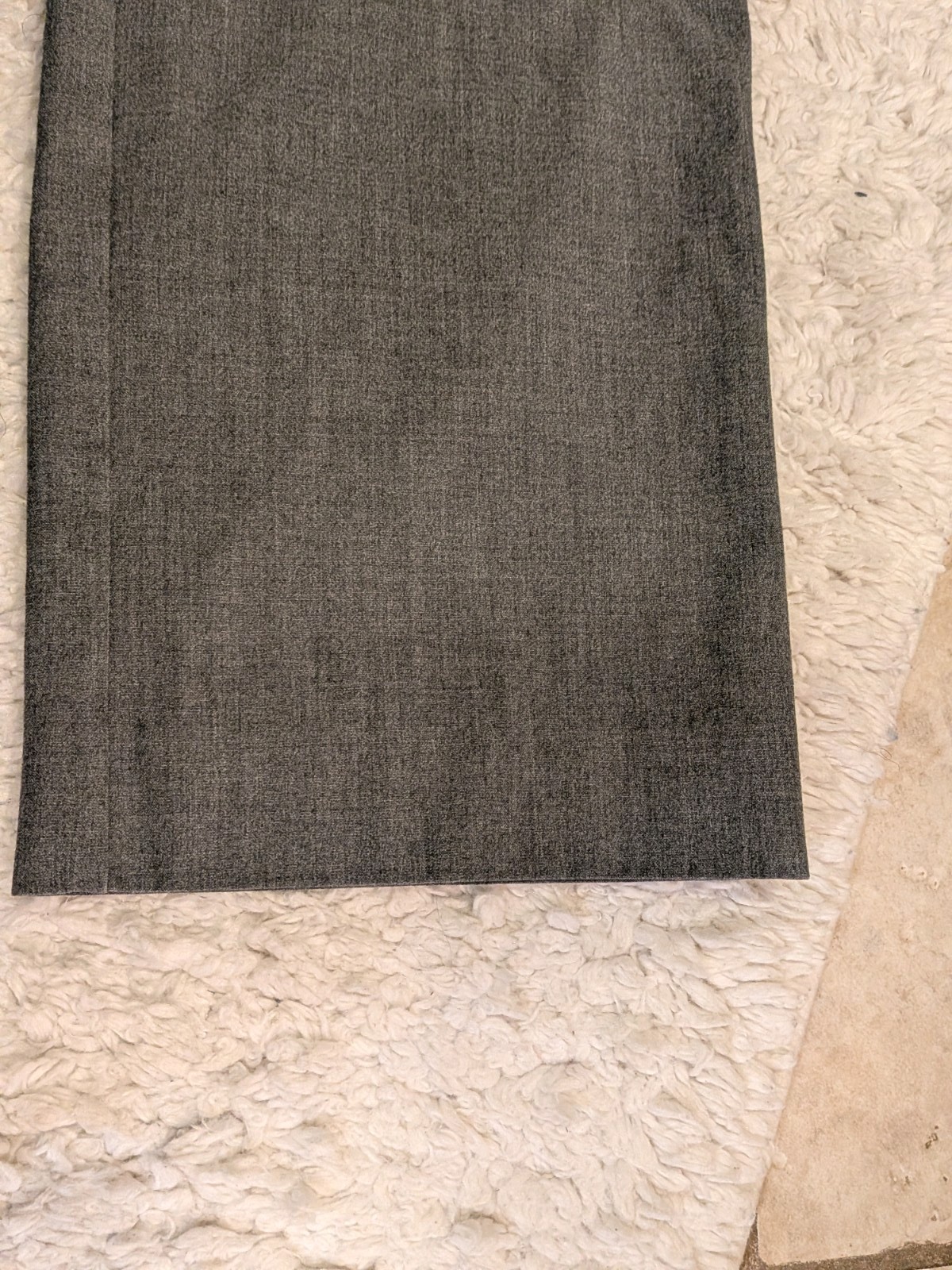 Vintage 2006, low rise gray slacks, Women 8. 32 in Waist. 9 in Rise. 30 inseam.