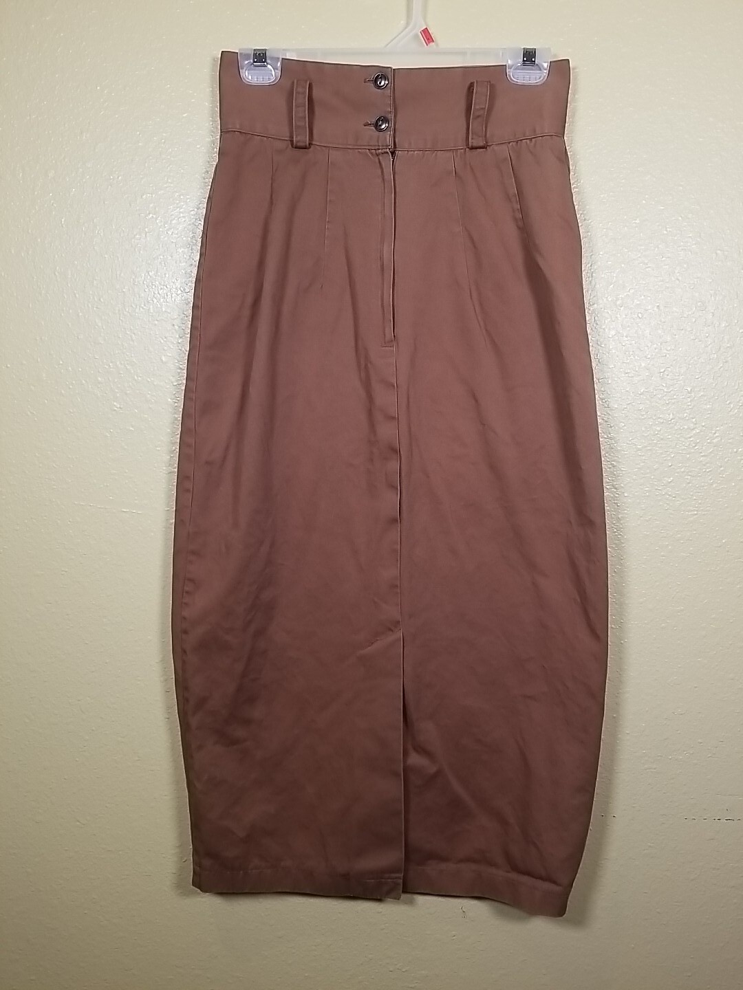 VTG Copper Key High Waist Pencil Skirt Old Money Preppy Business Quiet Luxury