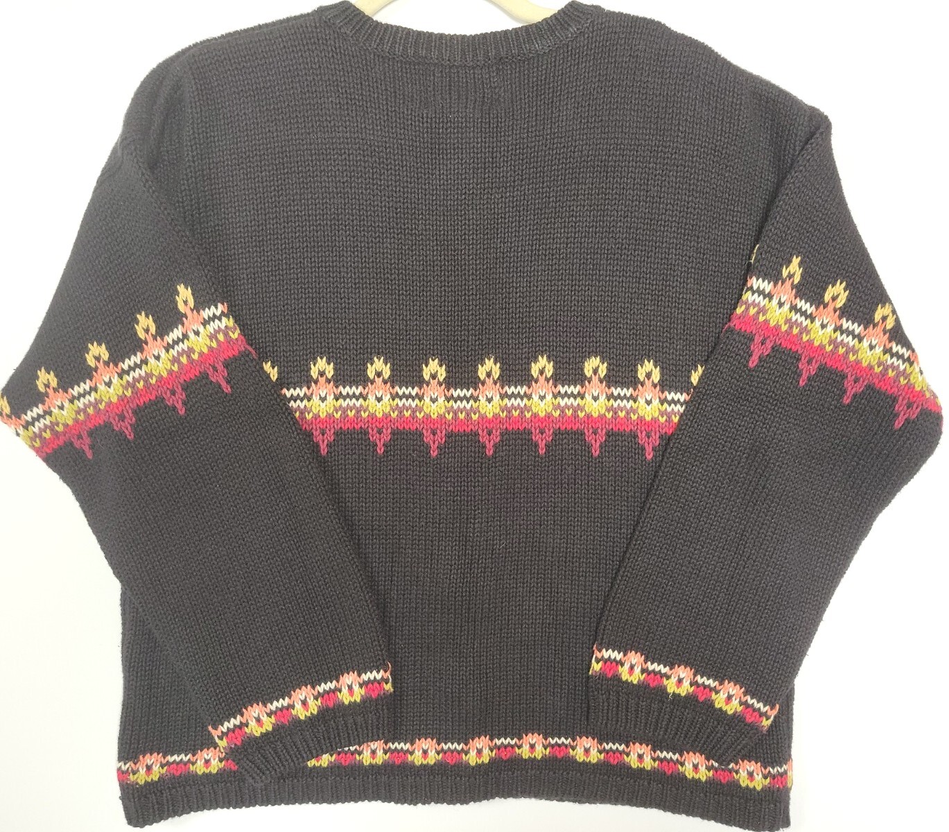 2001 Vintage Hairloom Collection Women&rsquo;s L Knit Sweater Harvest Thanksgiving