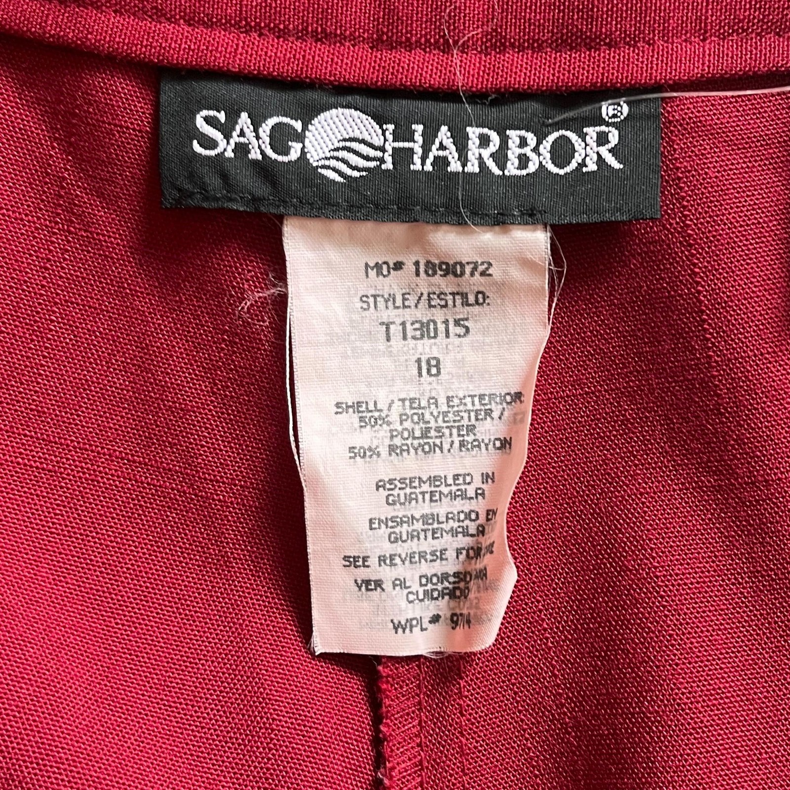 Vintage 80s/90s Raspberry/Bright Maroon Skort