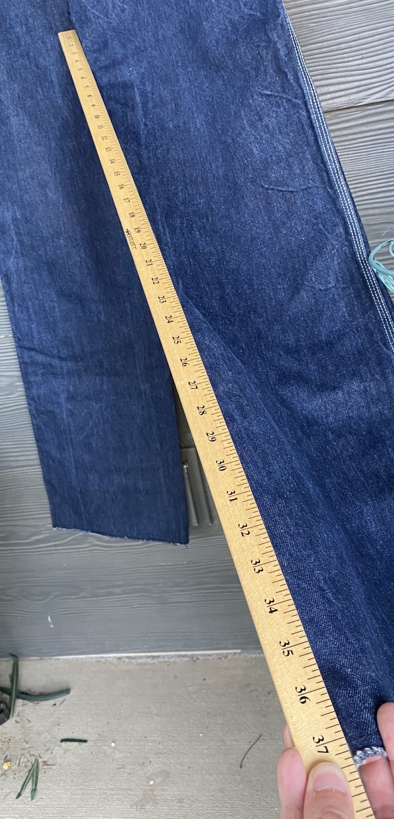 Vintage 70s San Francisco Riding Gear Wide Leg Western Jeans 25in Waist *LONG*
