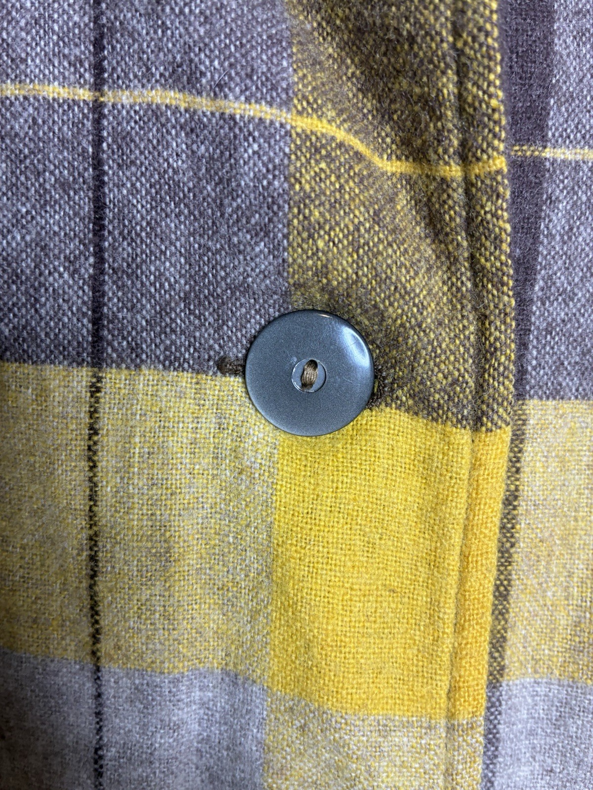 Vintage 1950’s West House Shadow Plaid 49er Jacket Made In USA Women’s Medium