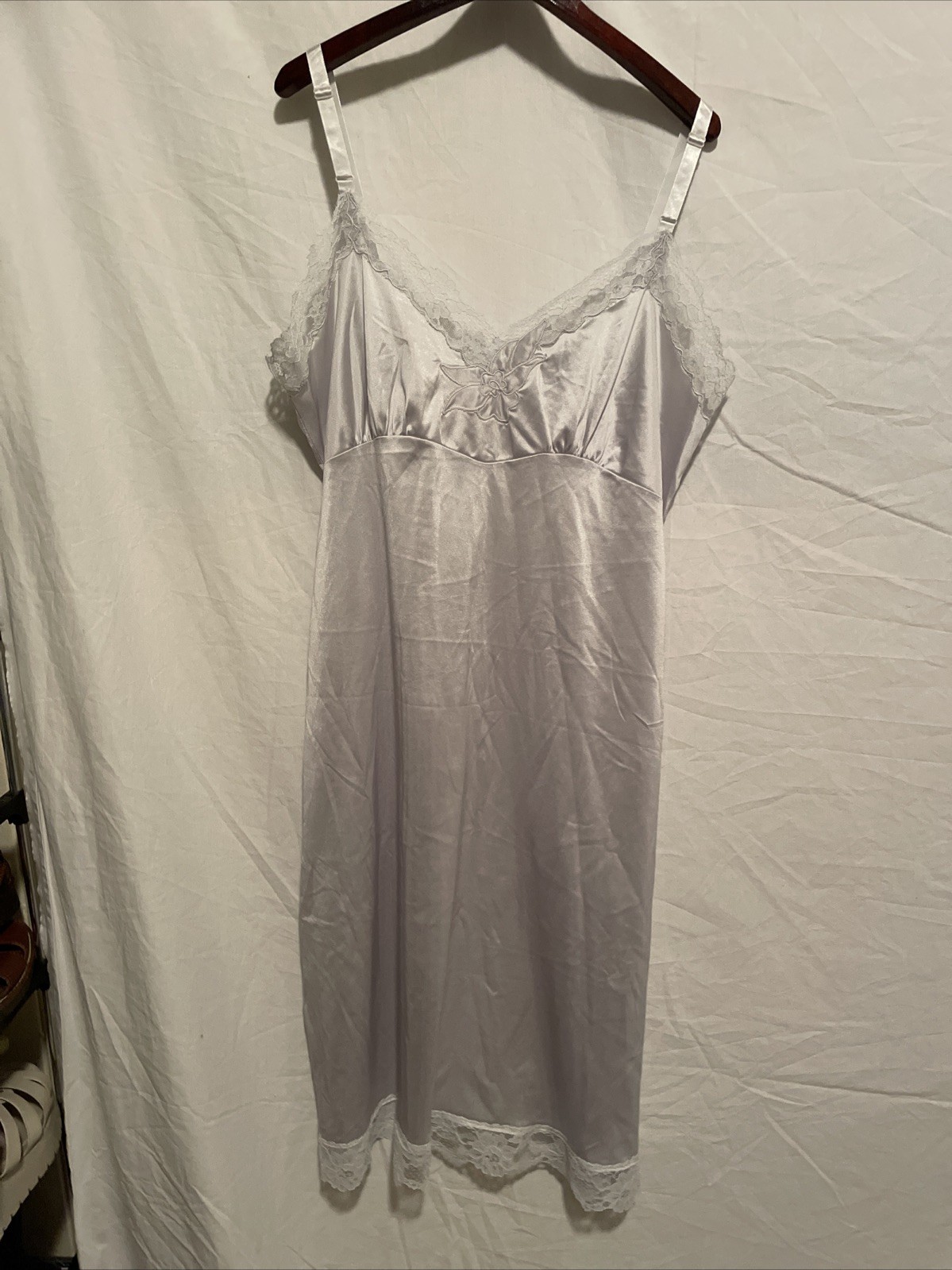 Women&rsquo;s Silk Floral Slip Dress Vintage 60’s No Size Or Brand Measurements Shown