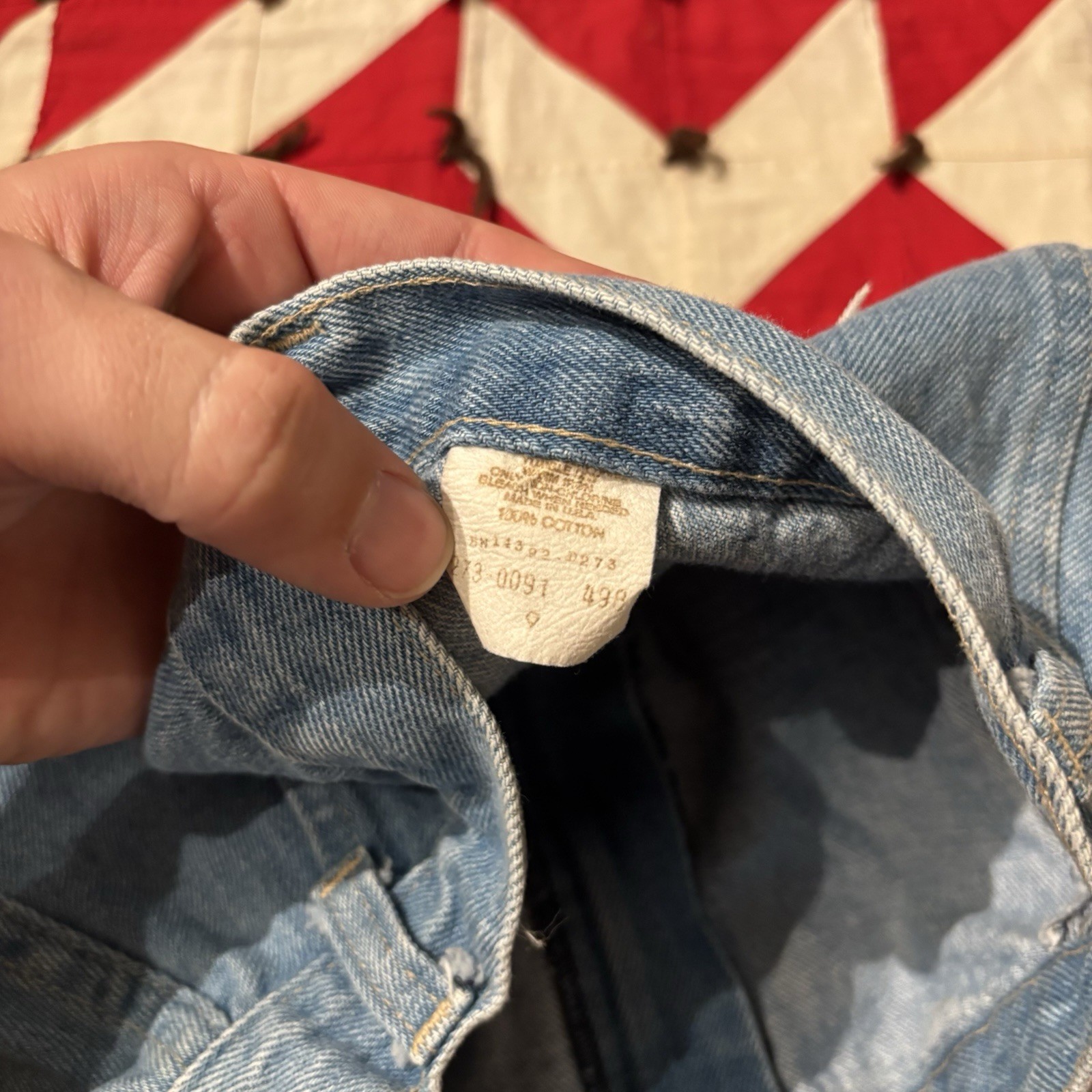 Vintage 1980s Patchwork Denim Skirt As Is Worn Flaws Stains Homemade