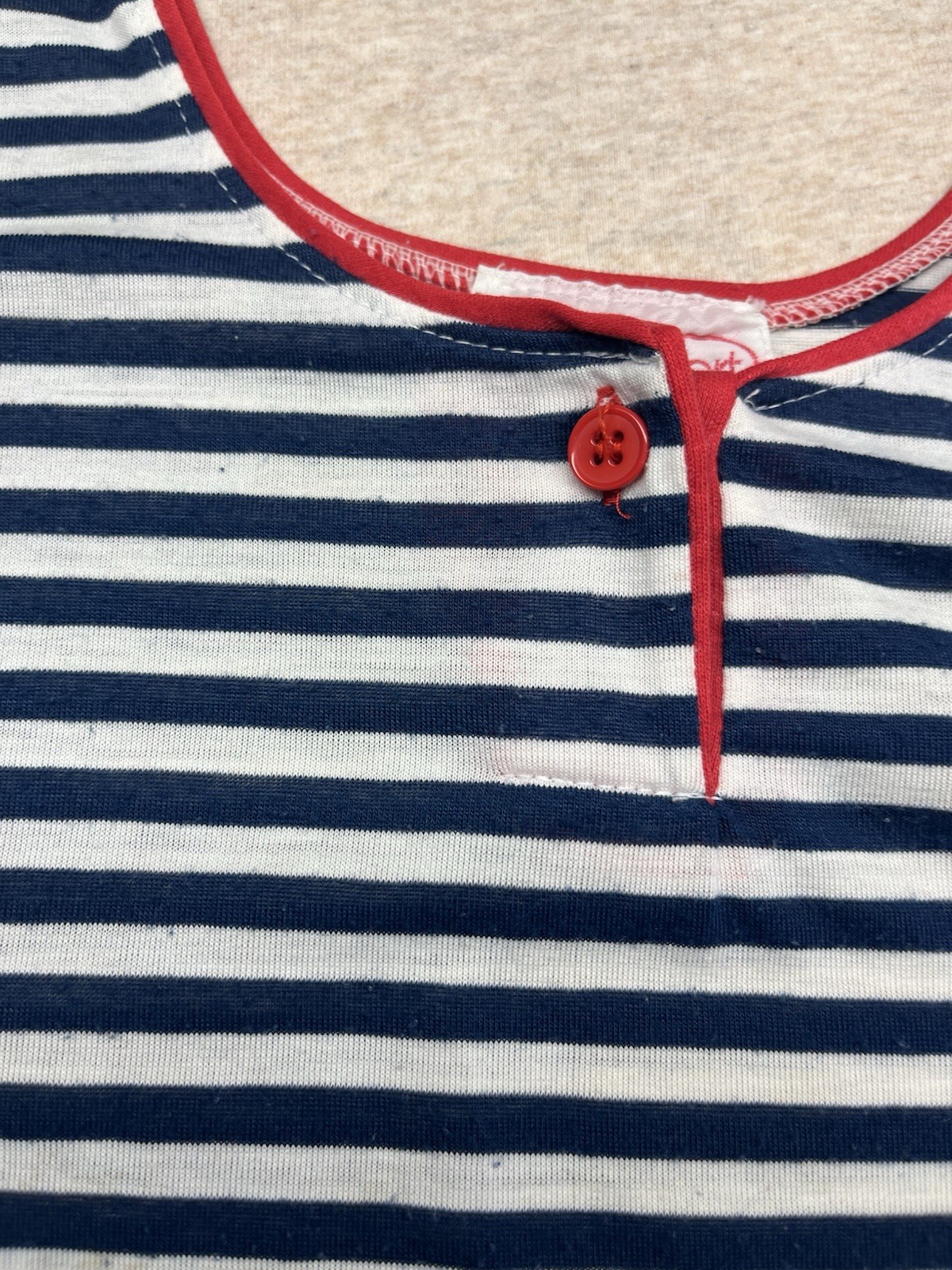 1980s Women’s Red Wht Blu Knit Tank Top