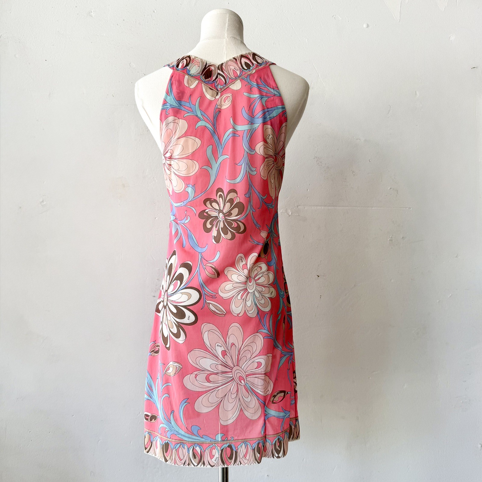 VTG 1960’s Emilio Pucci For Formfit Rogers Slip Or Mini Dress, Iconic Print, Mod
