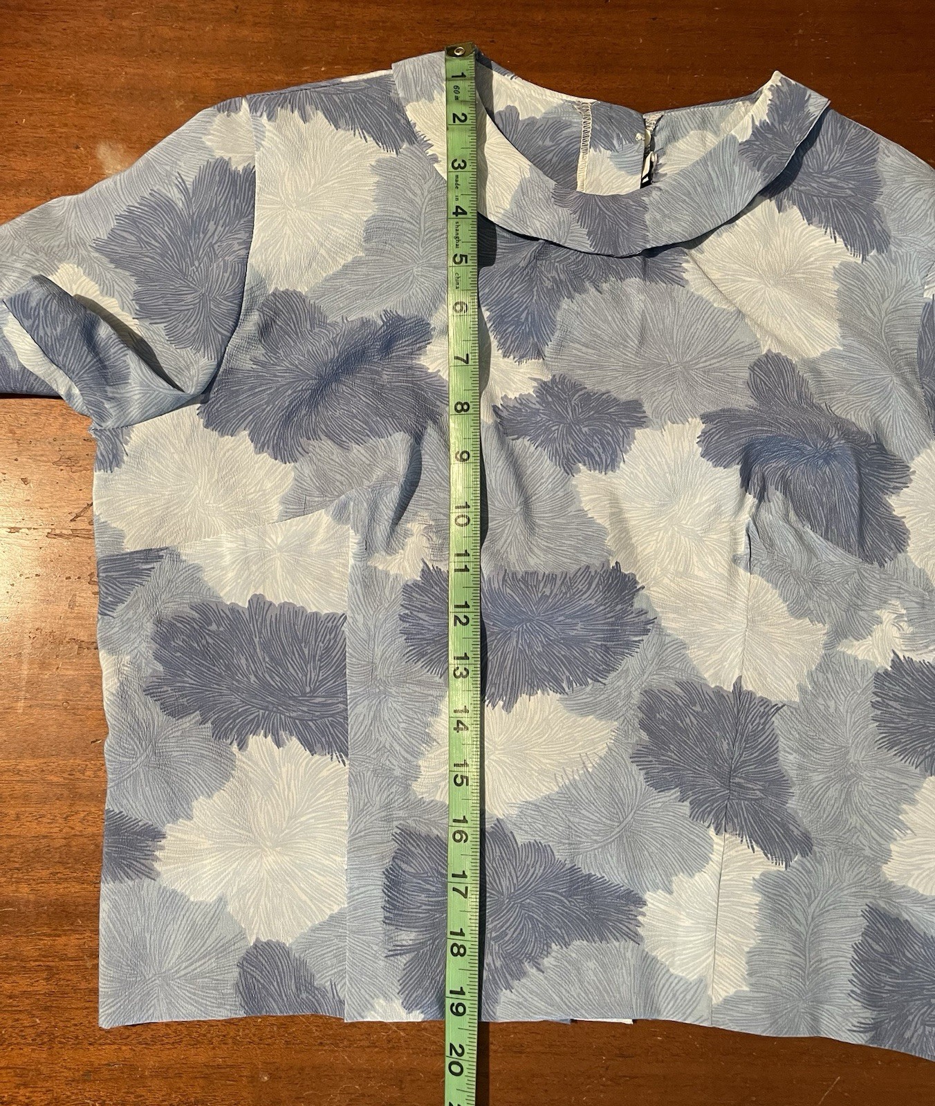 Teddi Of California vintage blouse back button-up Top