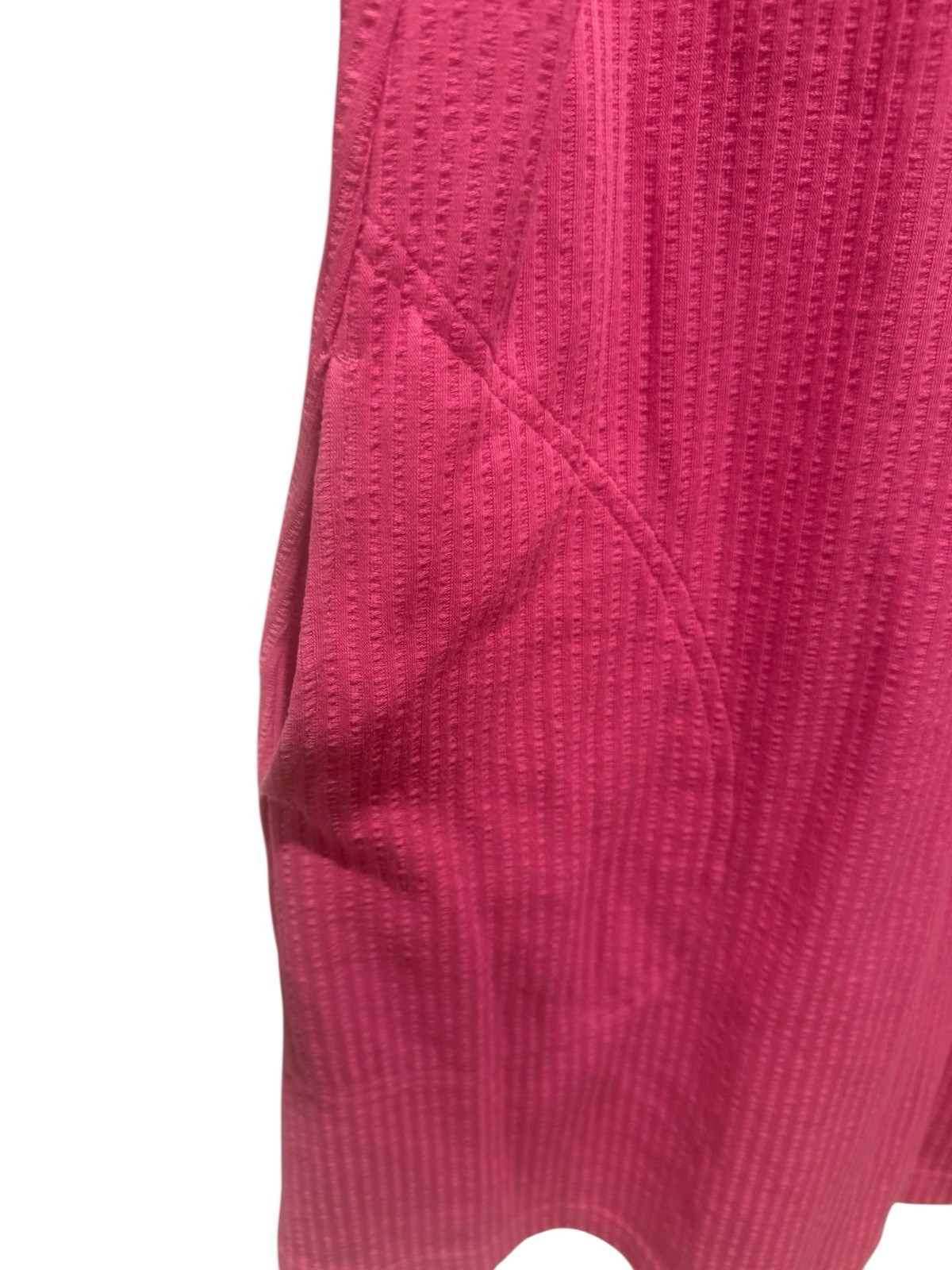 STAN HERMAN Pink Button-Up Short Sleeve Robe
