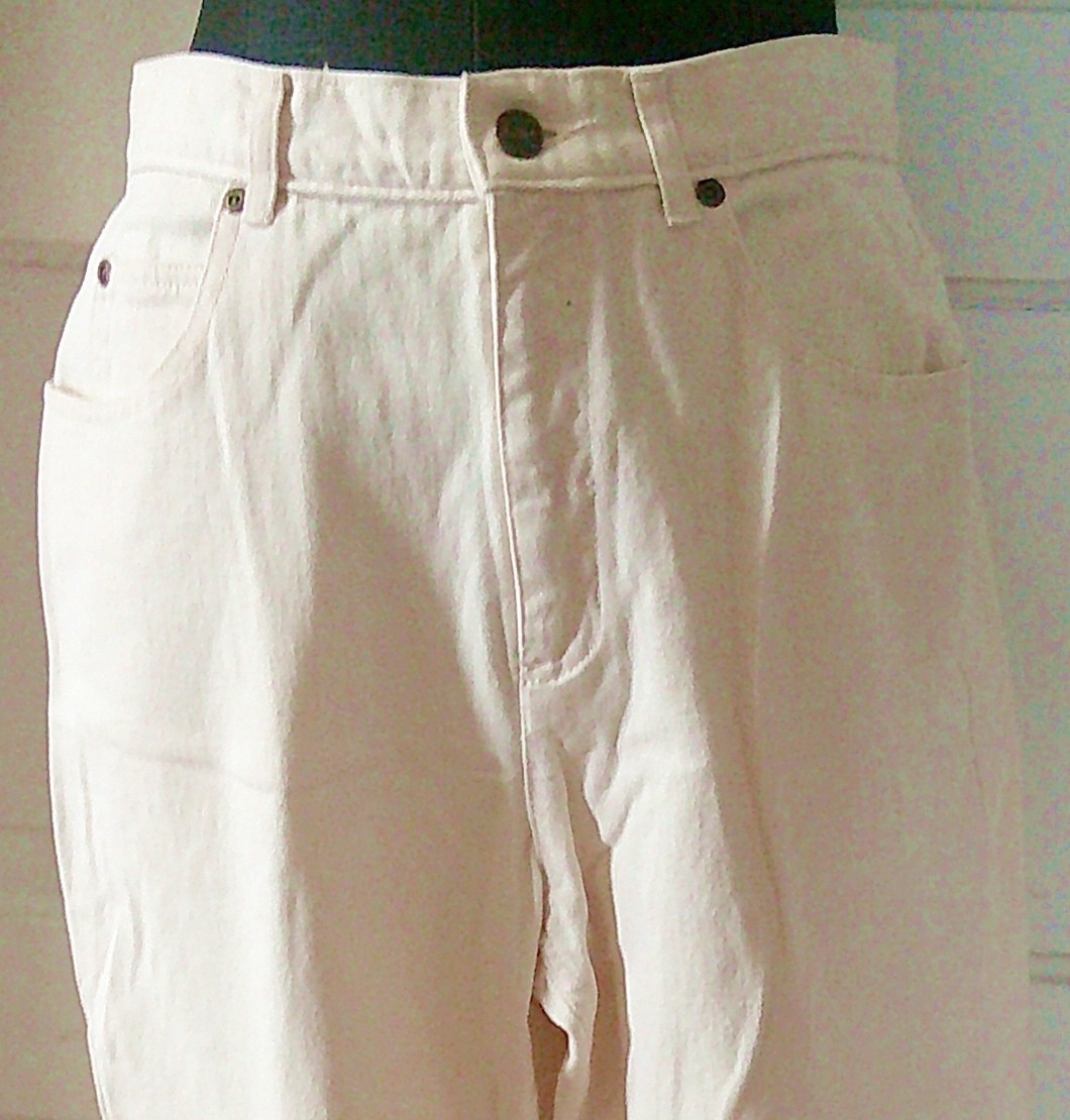 LIZ CLAIBORNE LIZWEAR Ivory 90&rsquo;s Denim Jeans 10P