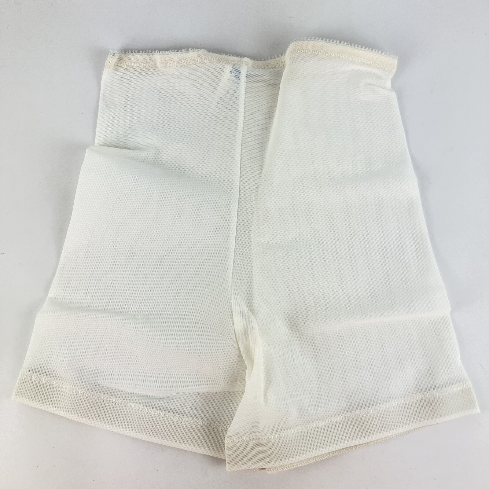Mojud Control Panties 1960s Union Made Sheer Extra Firm Control White Large Vtg