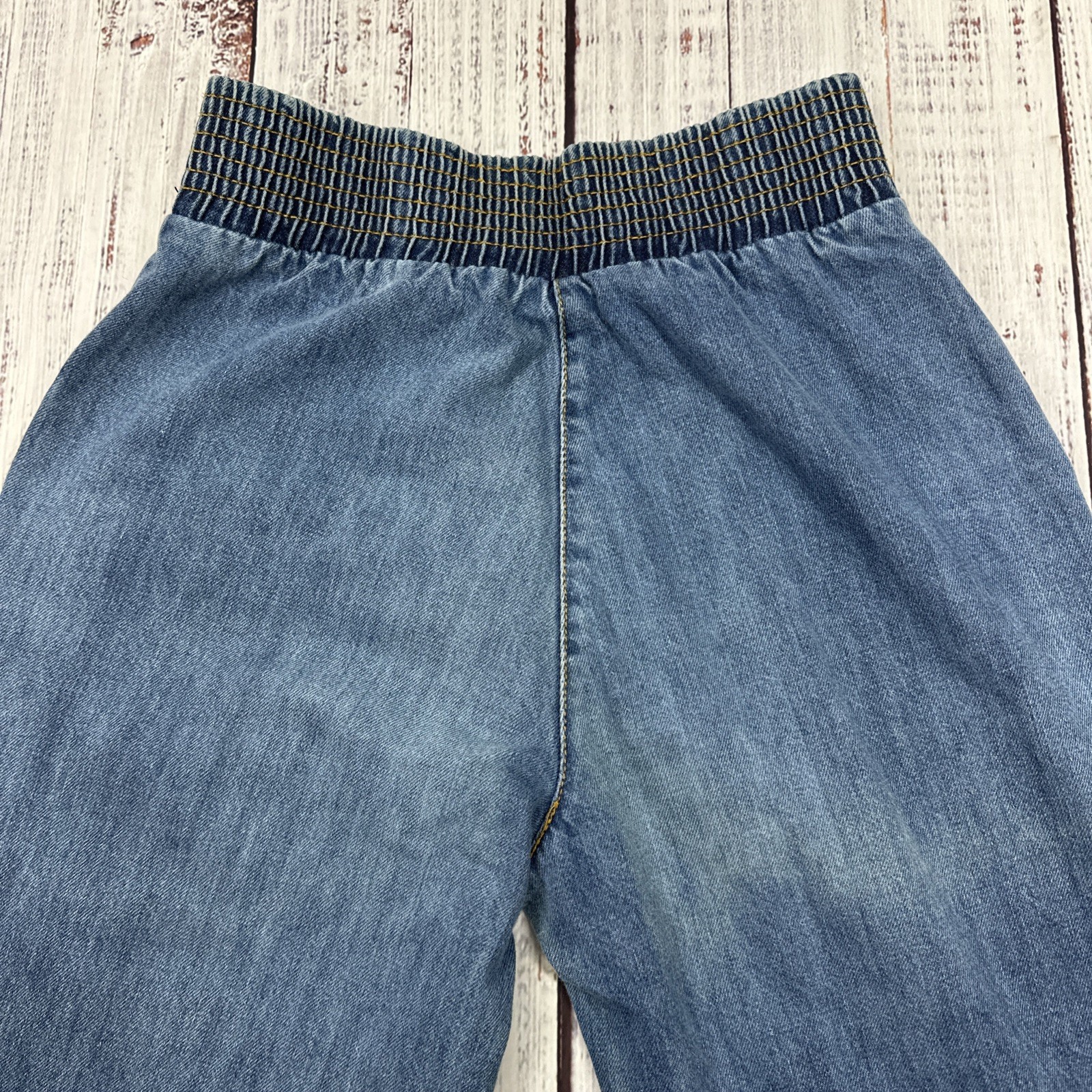 VTG 70’s Pentimento Bell Bottom Jeans Womens Sz 9(23×31) High Waist Stretch RARE