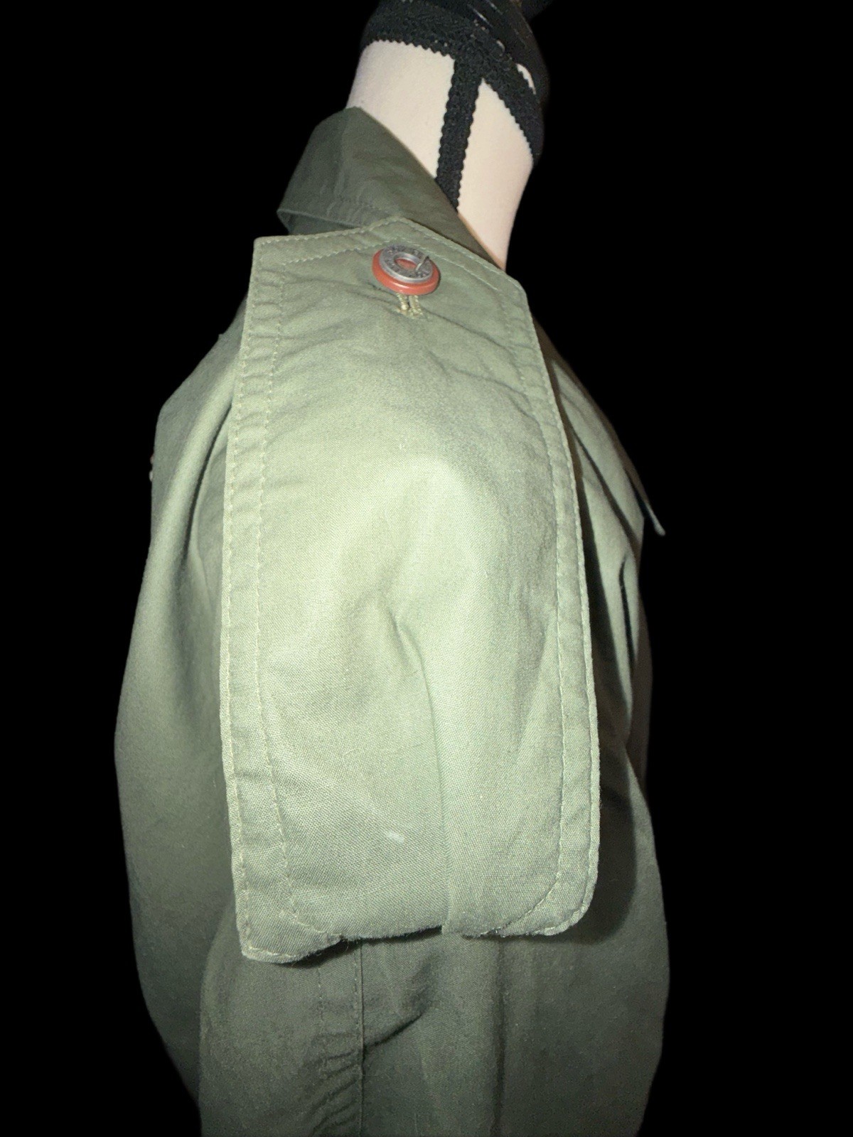 Fox Run Olive Green Lined Belted Trench Coat 1980’s Eco Aesthetic Womens
