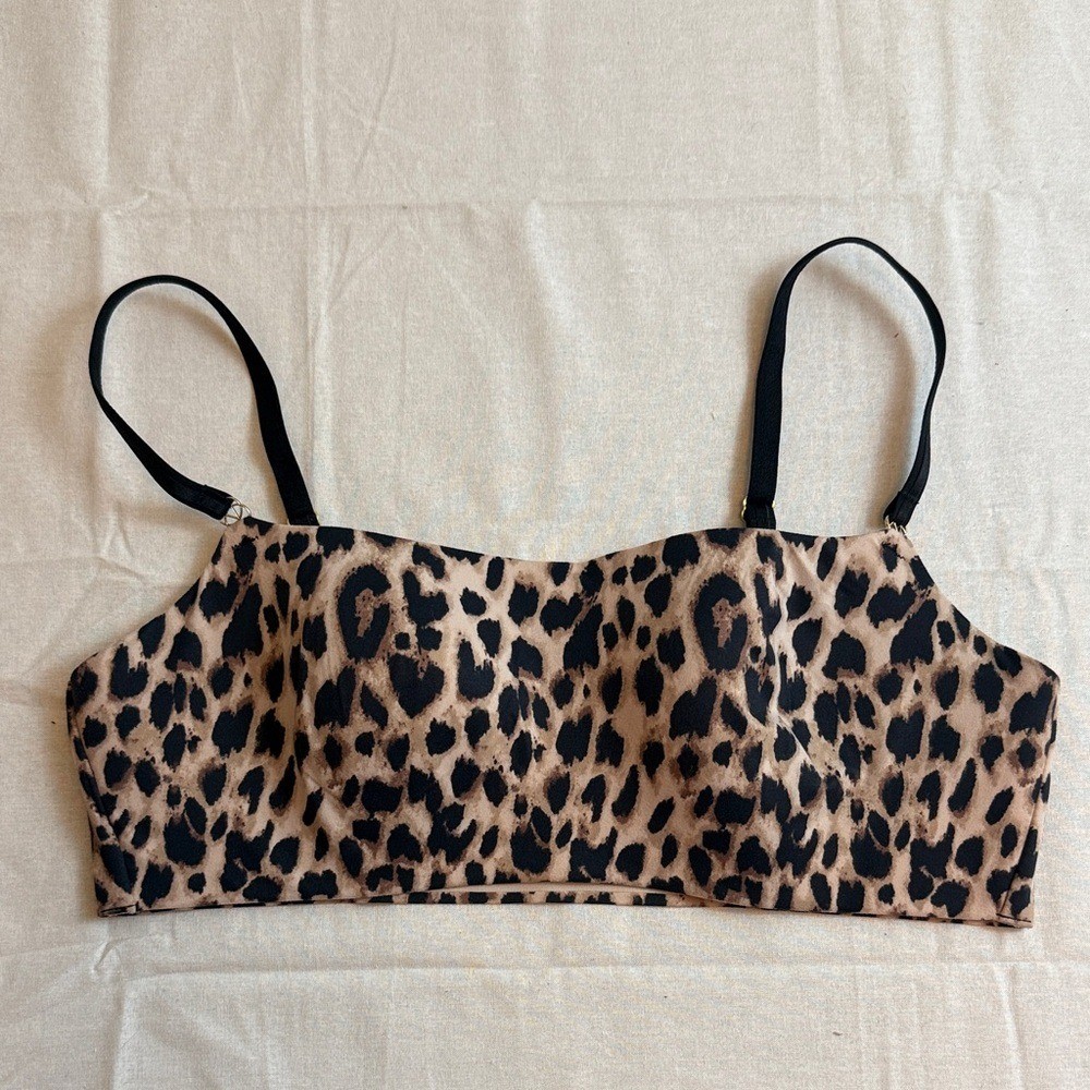 Victoria&rsquo;s Secret Lined No-Wire Leopard Print Women&rsquo;s Bralette Size Medium