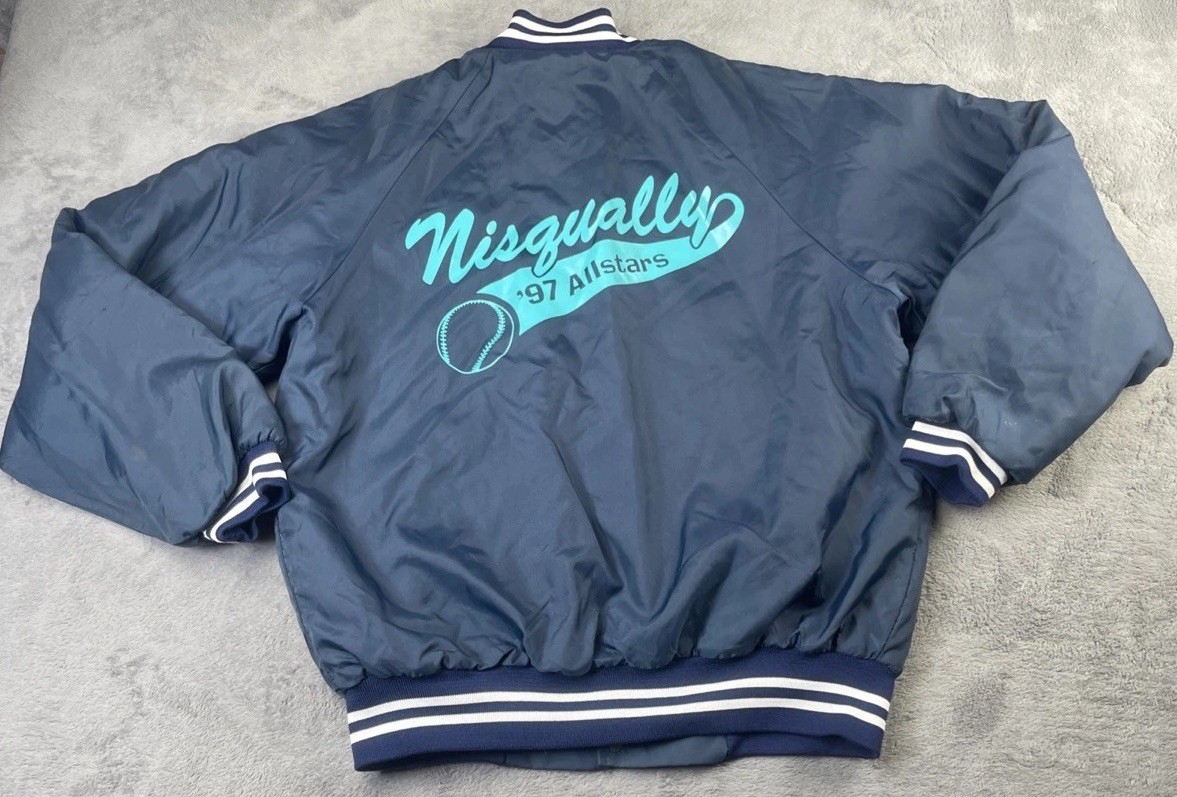 Vintage Nisqually All Stars Blue Bomber Jacket – Kolton