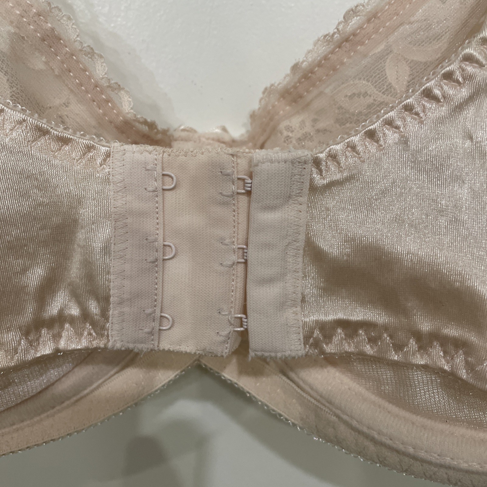 Vtg Bestform Bra 6417 40DD Underwire Lace Sheer Pin Up Coquette Romantic Dainty