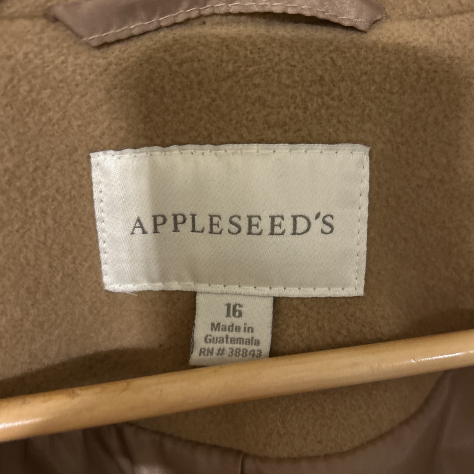 VTG Swing Coat Side Pockets APPLESEED&rsquo;S Petite Wool/Mohair/Alpaca Size 16