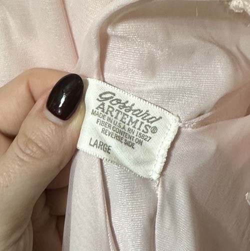 1960s Gossard Artemis Peignoir Robe Layered Chiffon Set Boudoir Old Hollywood