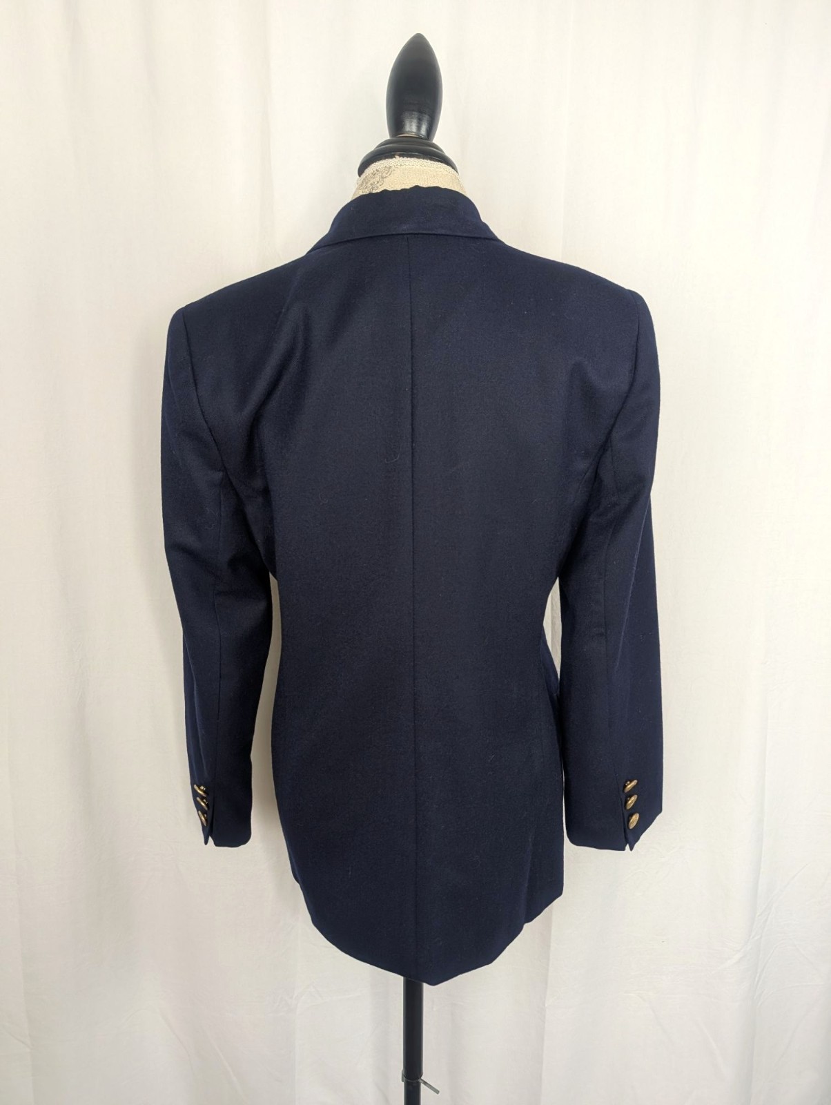 Vintage 90s Rafaella Blue Blazer Small Double Breasted