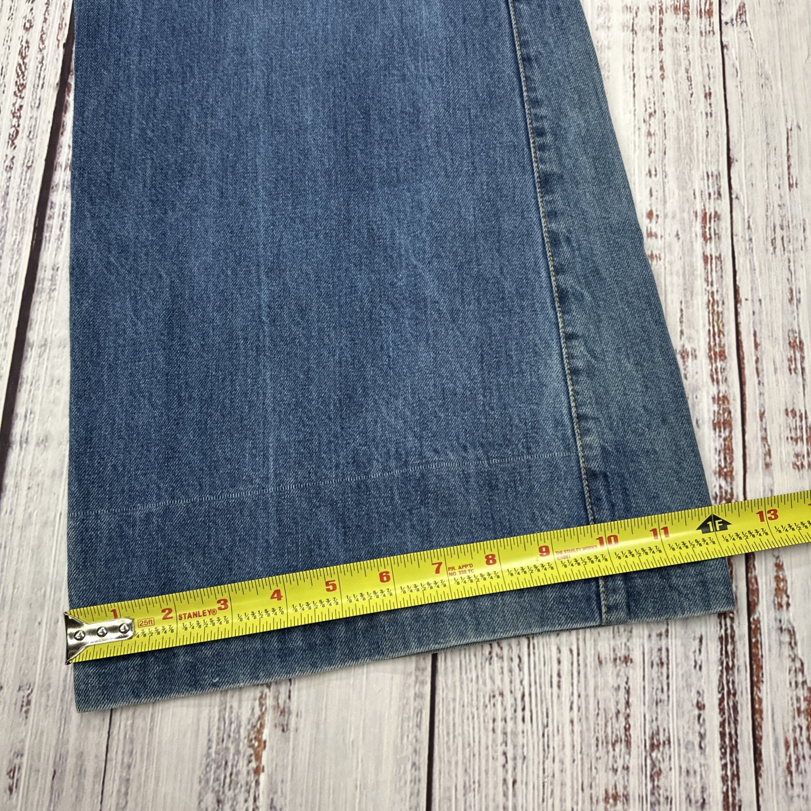 VTG 70’s Pentimento Bell Bottom Jeans Womens Sz 9(23×31) High Waist Stretch RARE
