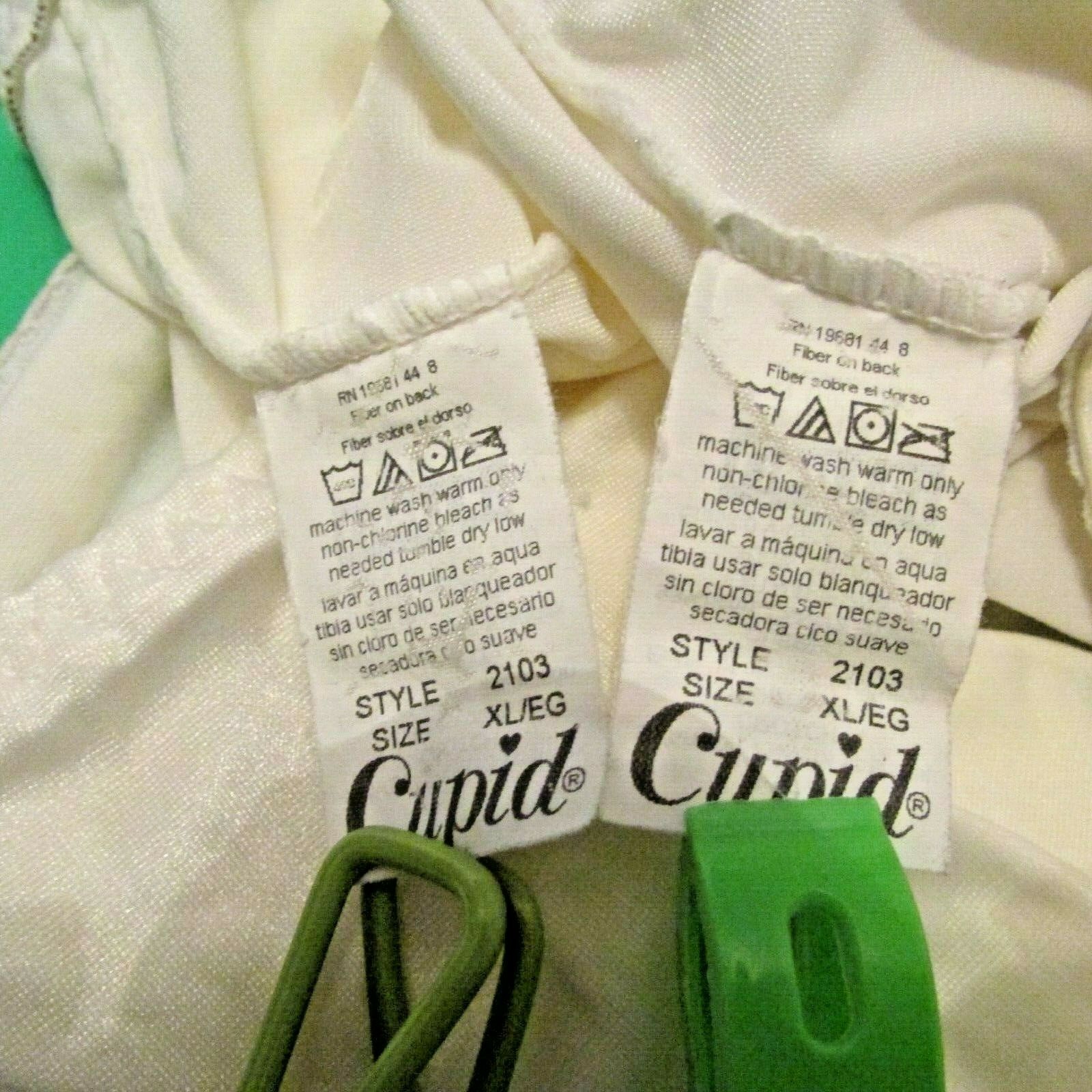 Lot 2pc Cupid 2103 Second Skin Satin Shaper Shaping Control Panties XL USA made