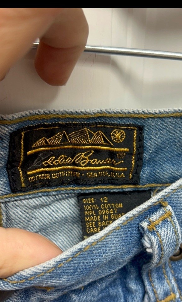 Vintage Eddie Bauer Black Label High-Rise « Mom » Jeans Size 12