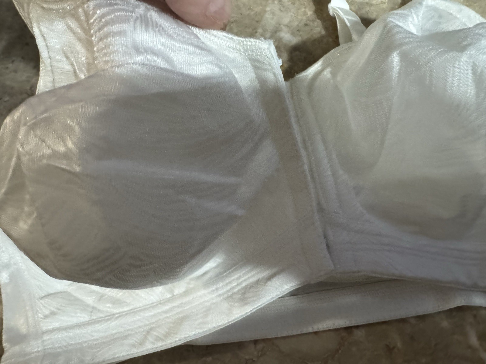 VINTAGE PLAYTEX FRONT HOOK BRA! SIZE 38DD. WHITE. NEW