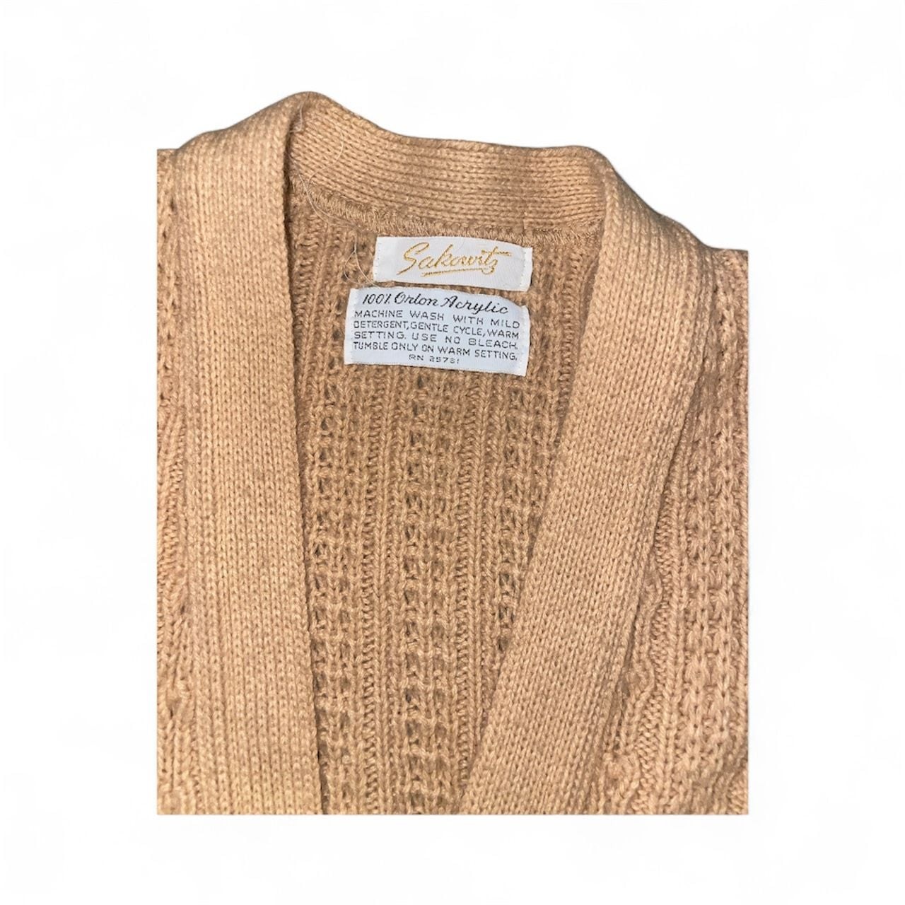 Vintage Sakowitz Sweater Grandmacore Cottage core