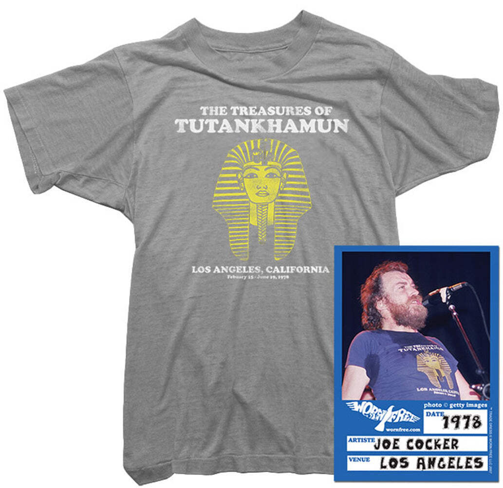 Joe Cocker T-Shirt – Tutankhamun Tee worn by Joe Cocker – Womens
