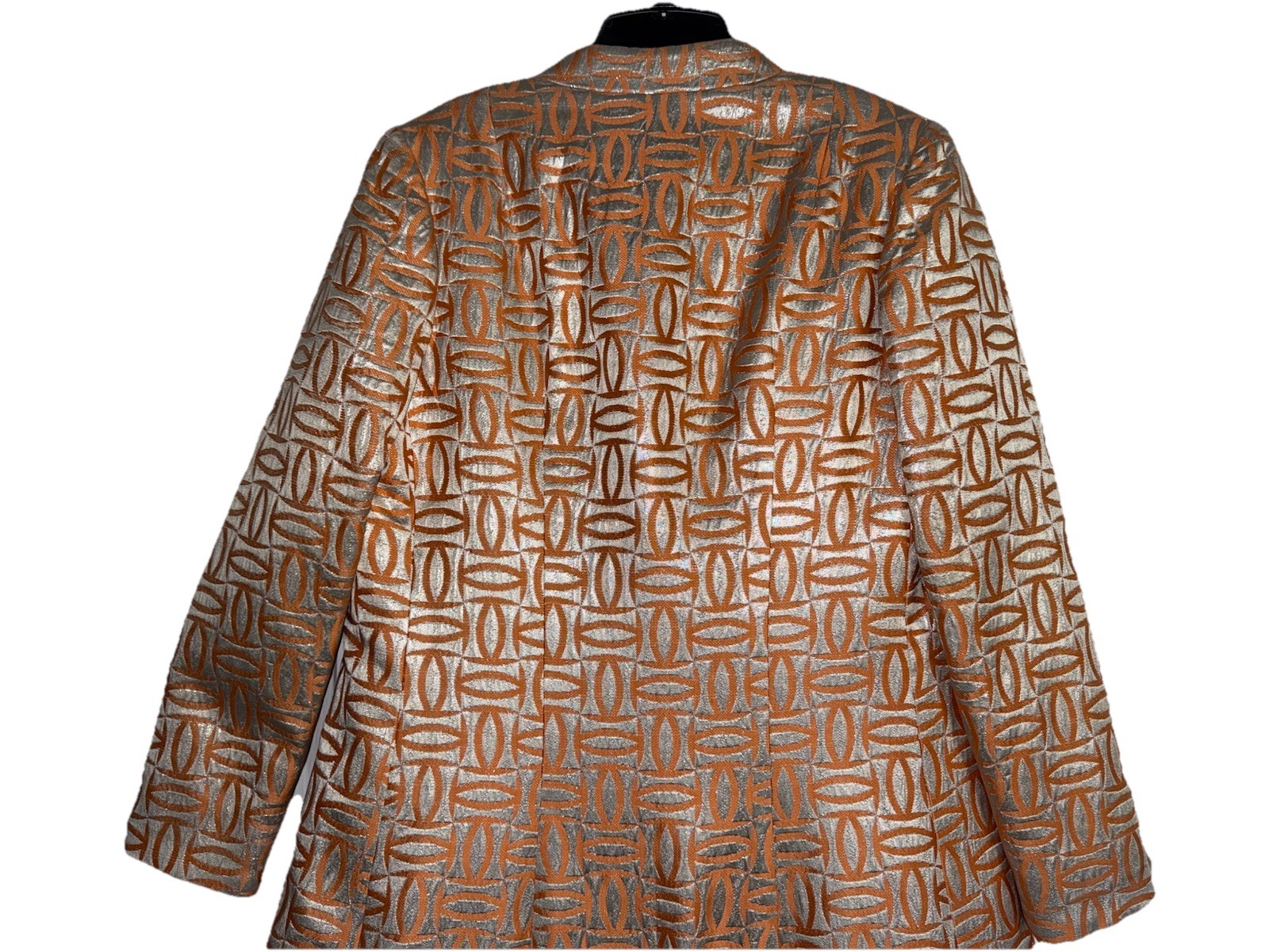 1960s MALCOLM STARR DESIGNER Vintage Metallic Jacquard Mod Dress + Jacket Set SM
