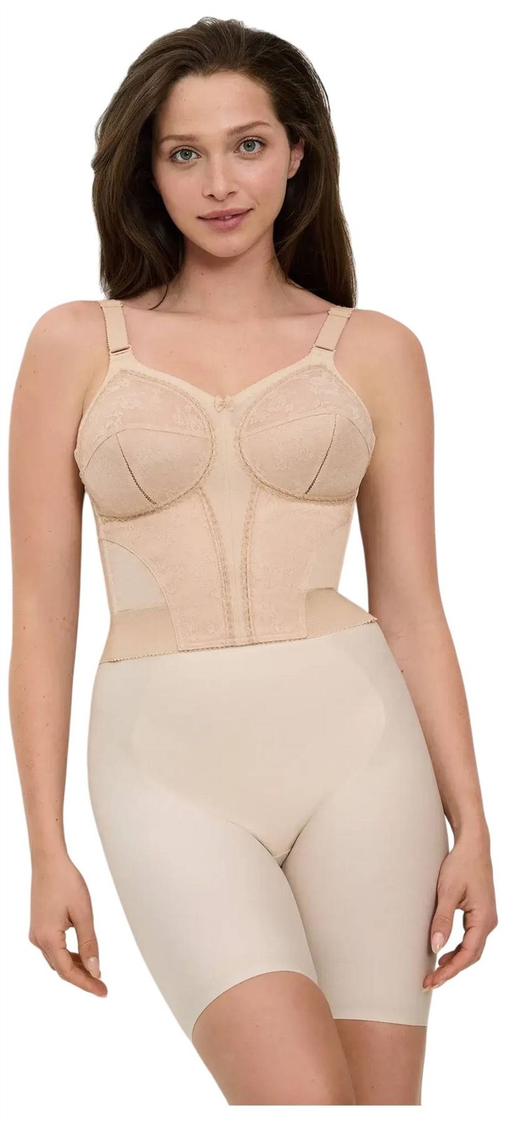 Triumph Womens Doreen Non Wired Longline Bra – Skin Beige