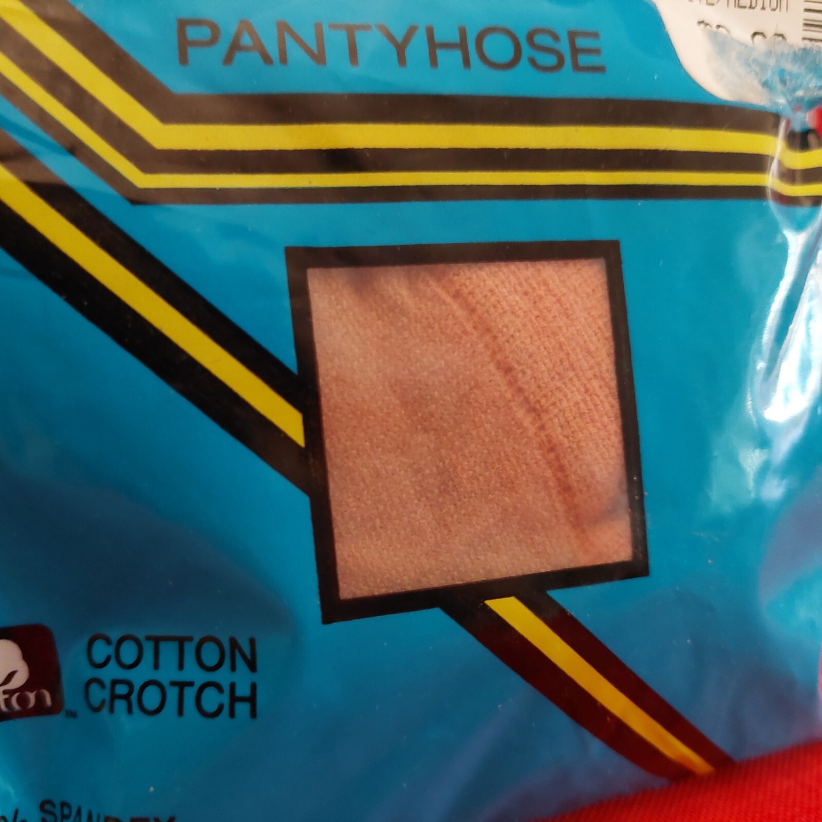 Vintage Pantyhose Rare Support USA Dollar General Store Beige Size A BSDR1