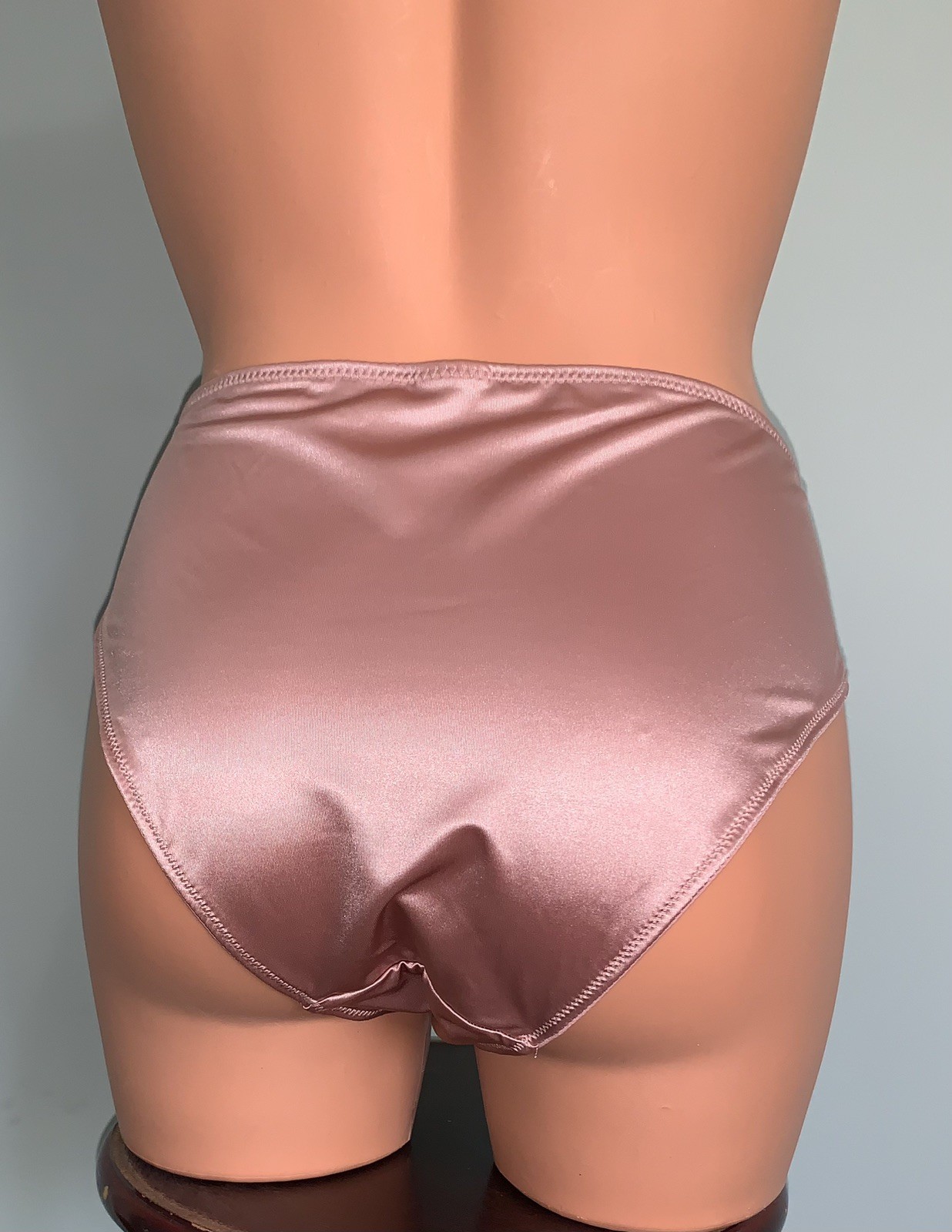 NEW Glossy Secret Stretch Satin XL 8 Classic Bikini Panties SILKY!! 2nd Skin