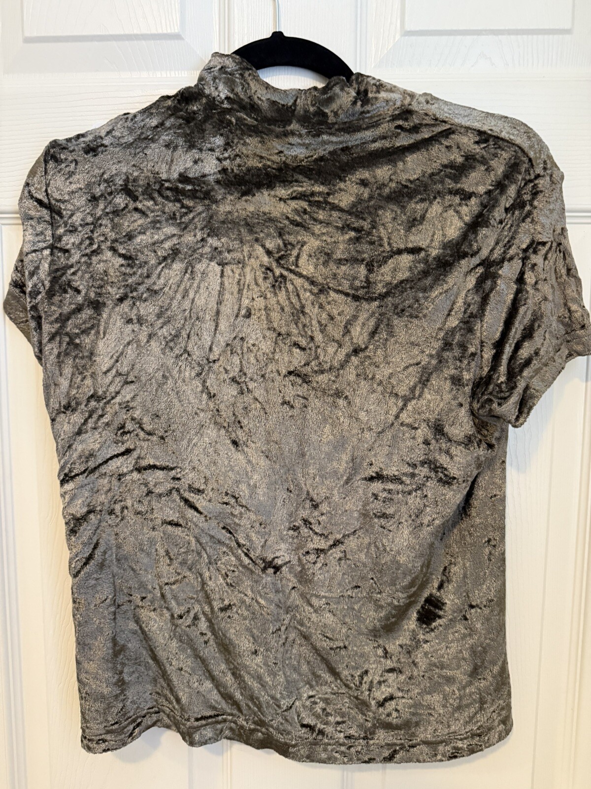 Vintage Designer Willi Smith – Brownish Metallic Crushed Metallic Top Medium