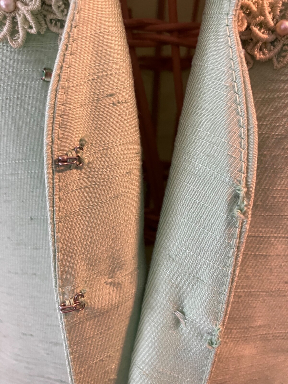 Gorgeous 1960s mint green Alfred Werber lined dress jacket – vintage