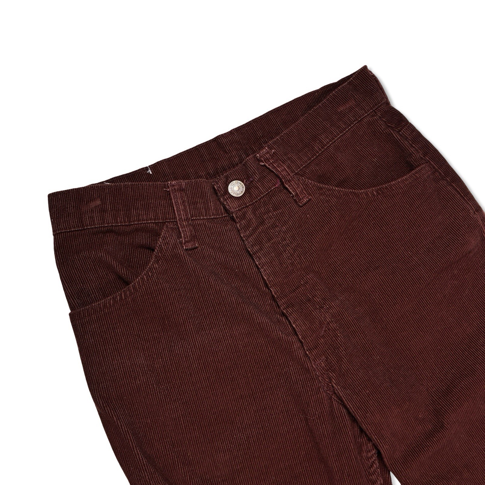 VTG 70s Levi&rsquo;s 646 Corduroy Bell Bottom Flare Pants 1583 White Tab 29×33 (28×32)