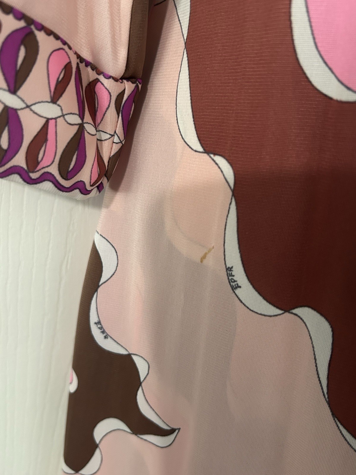 Vintage Emilio Pucci Gown S 10-12 and Robe 8 Two Pieces 1960s (S111)