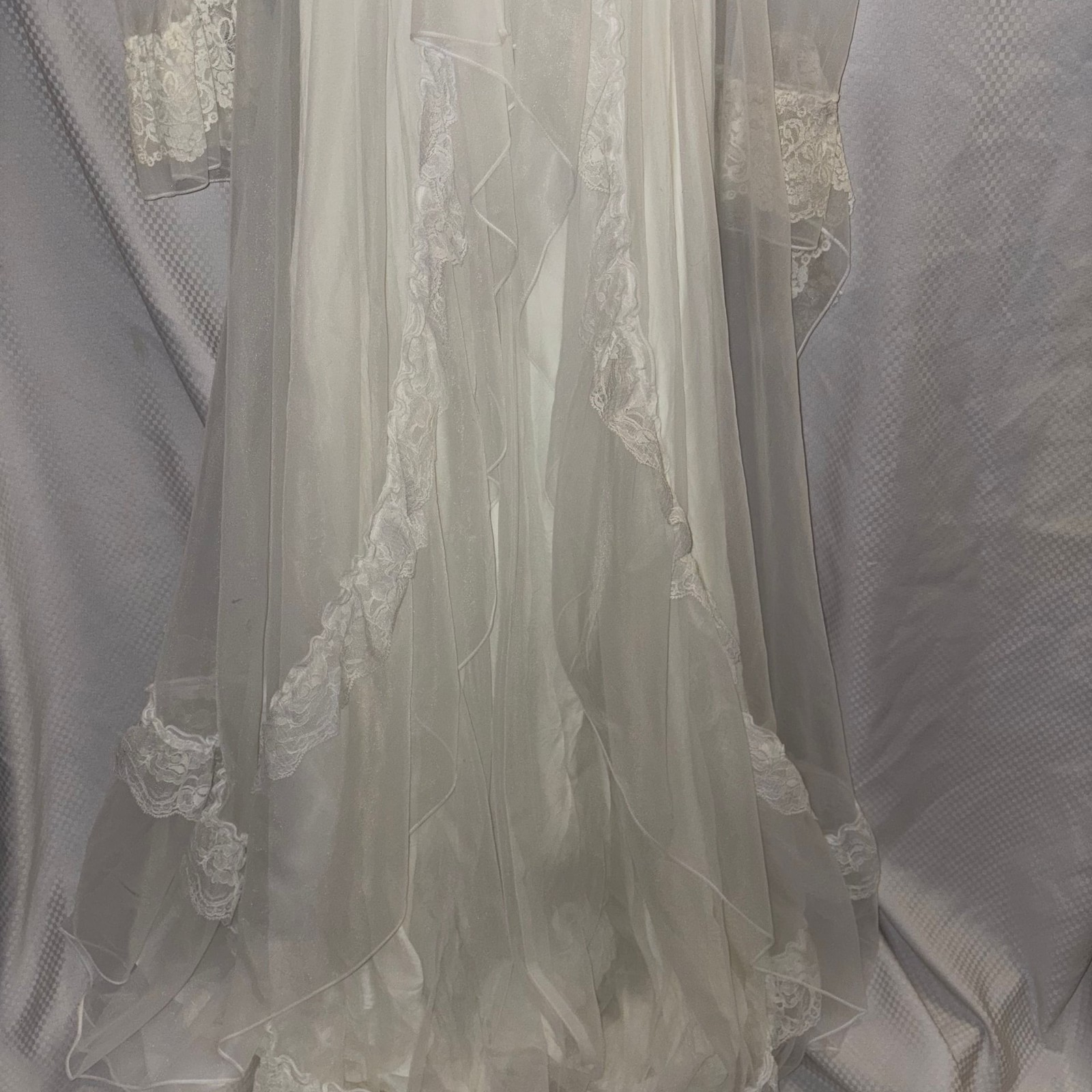 Vintage Romantic Cottagecore Wedding Dress Lace ILGWU